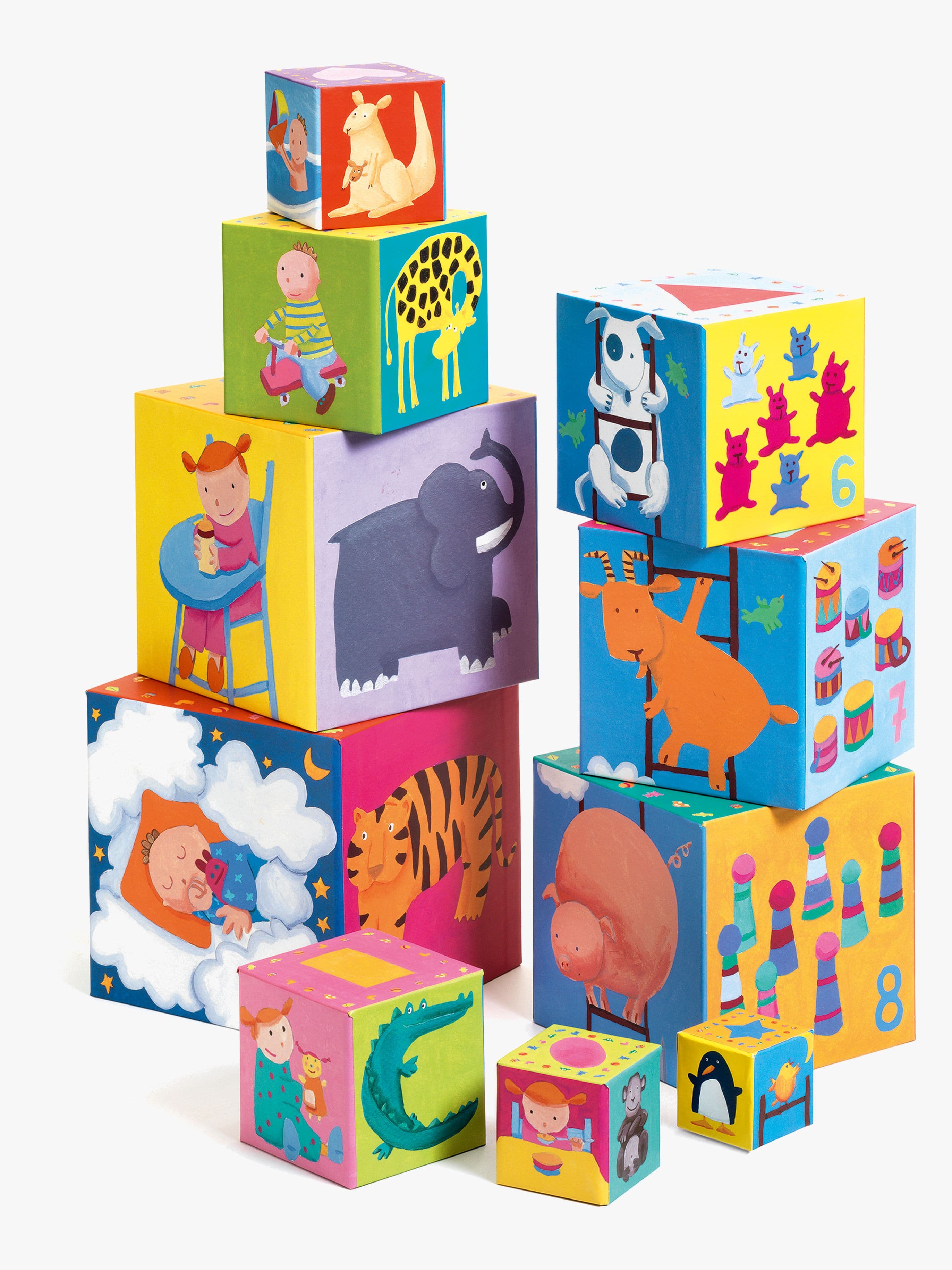 Djeco Funny Pinottavat Palikat