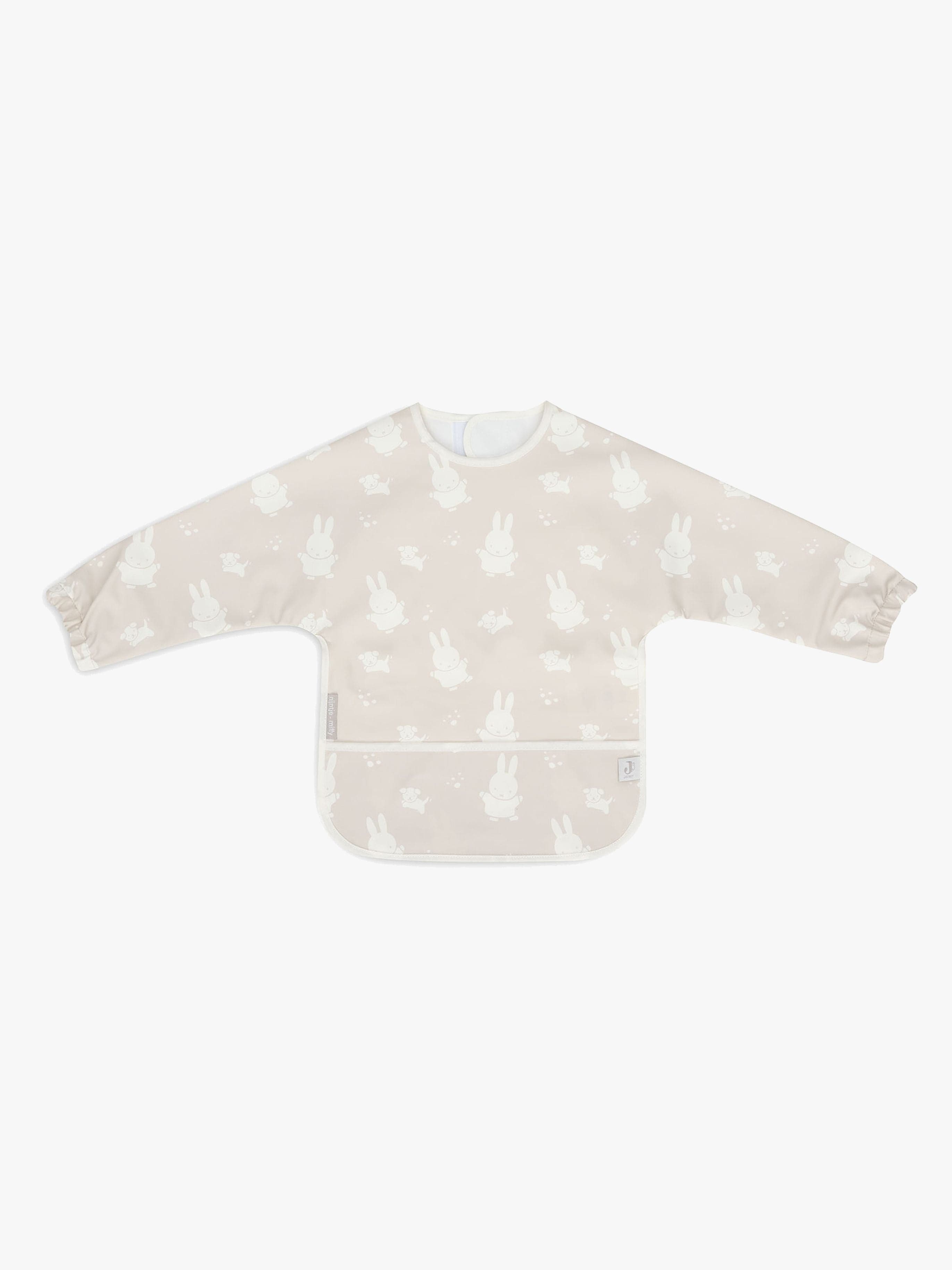 Jollein Miffy& Snuffy Pitkähihainen Ruokalappu, Nougat