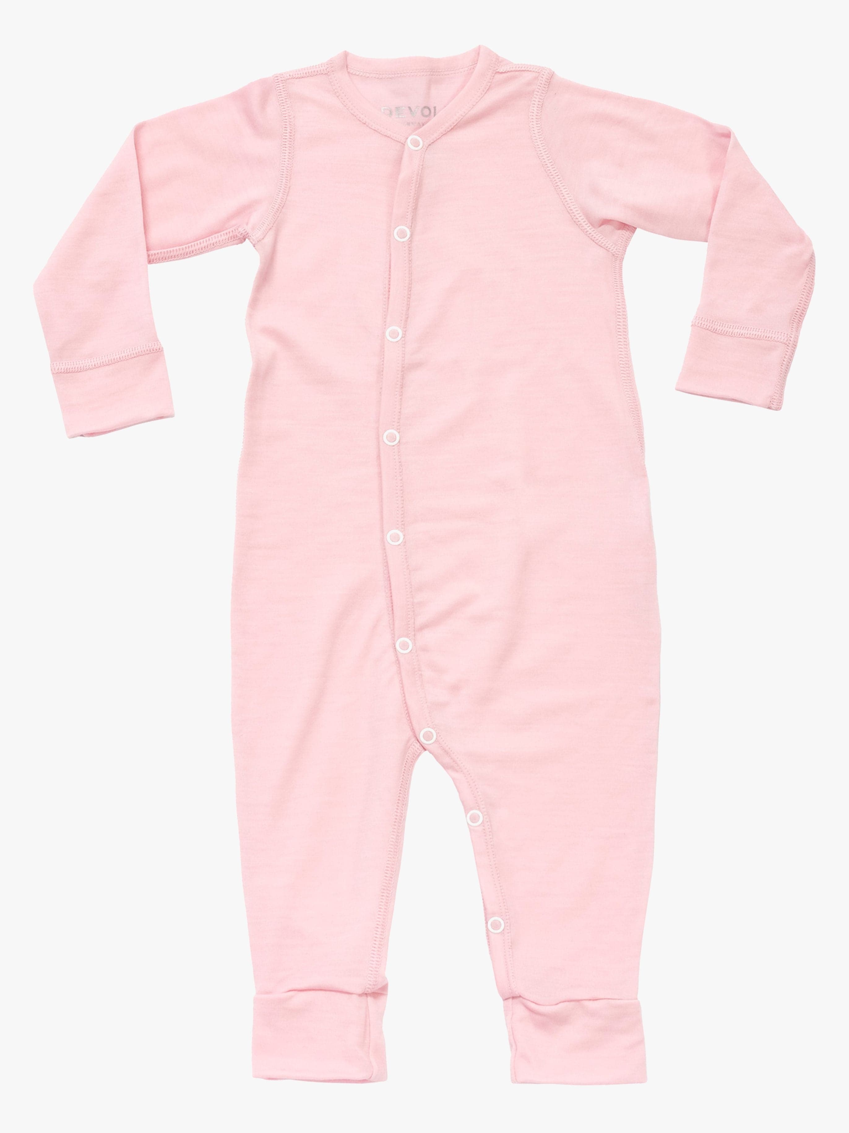 Devold Breeze Merino Jumpsuit Baby, Chalk Pink, 56