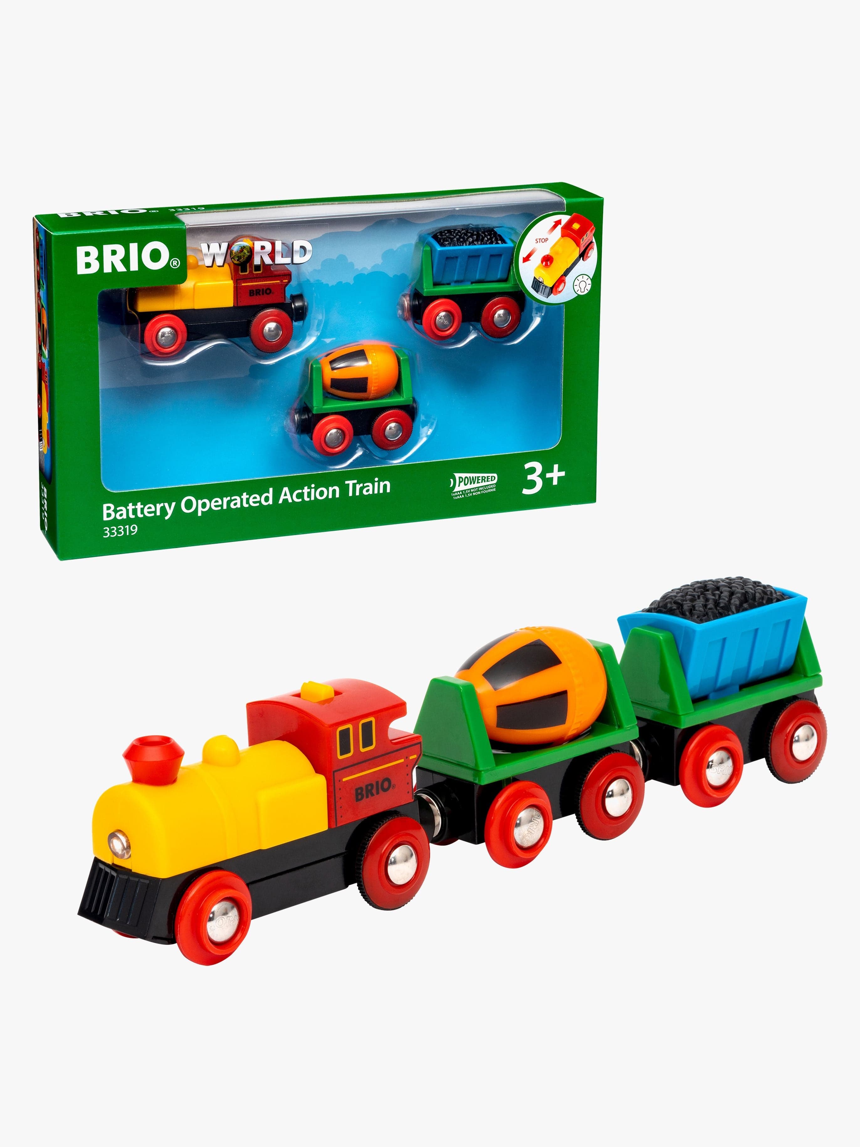 BRIO 33319 Aktiviteettijuna Paristokäyttöinen