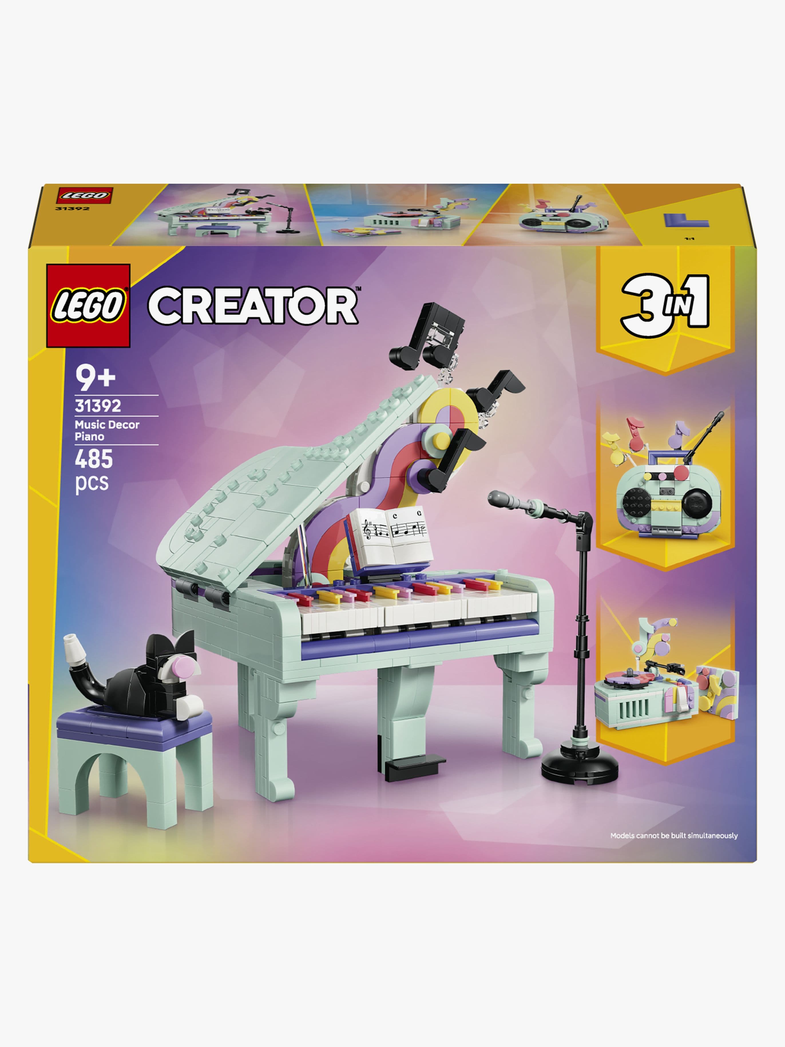 LEGO Creator 31392 Koristepiano ja kissa
