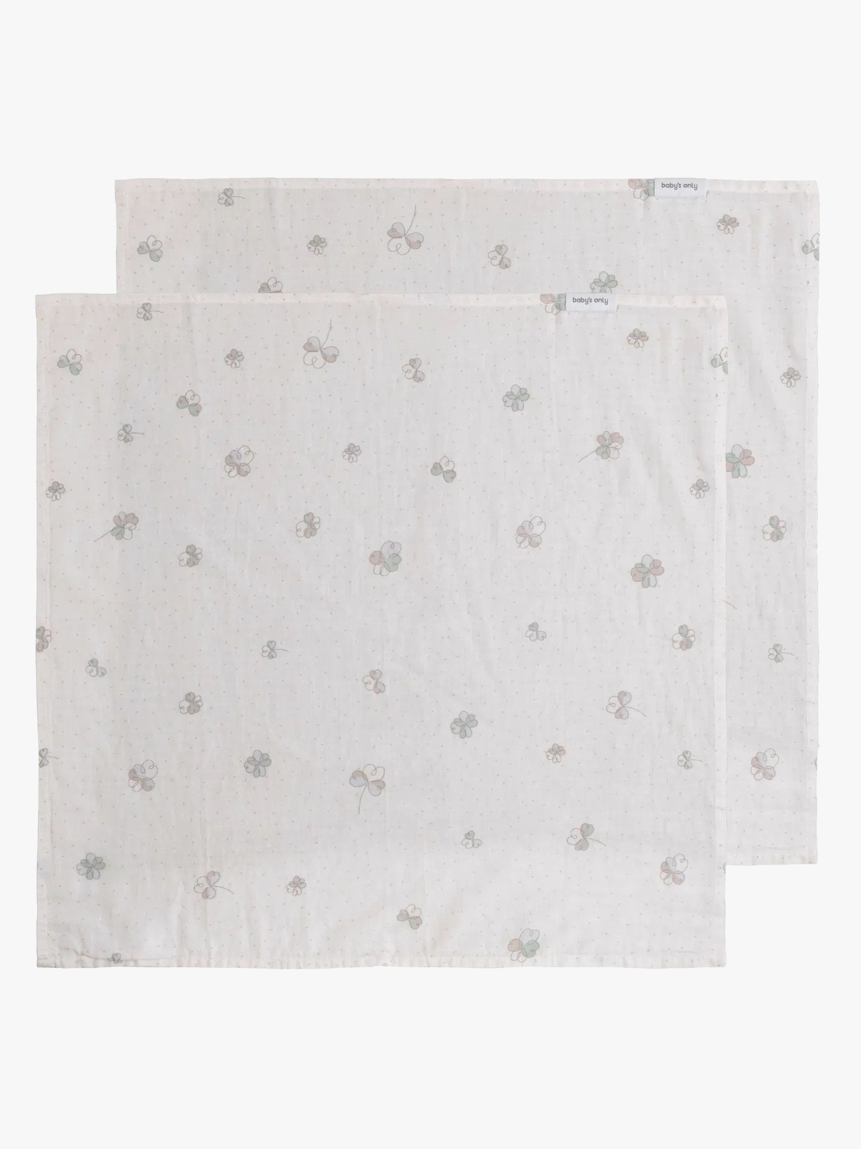 Baby"'s Only 65x65 Musliiniviltti 2-pack, Tender Clover