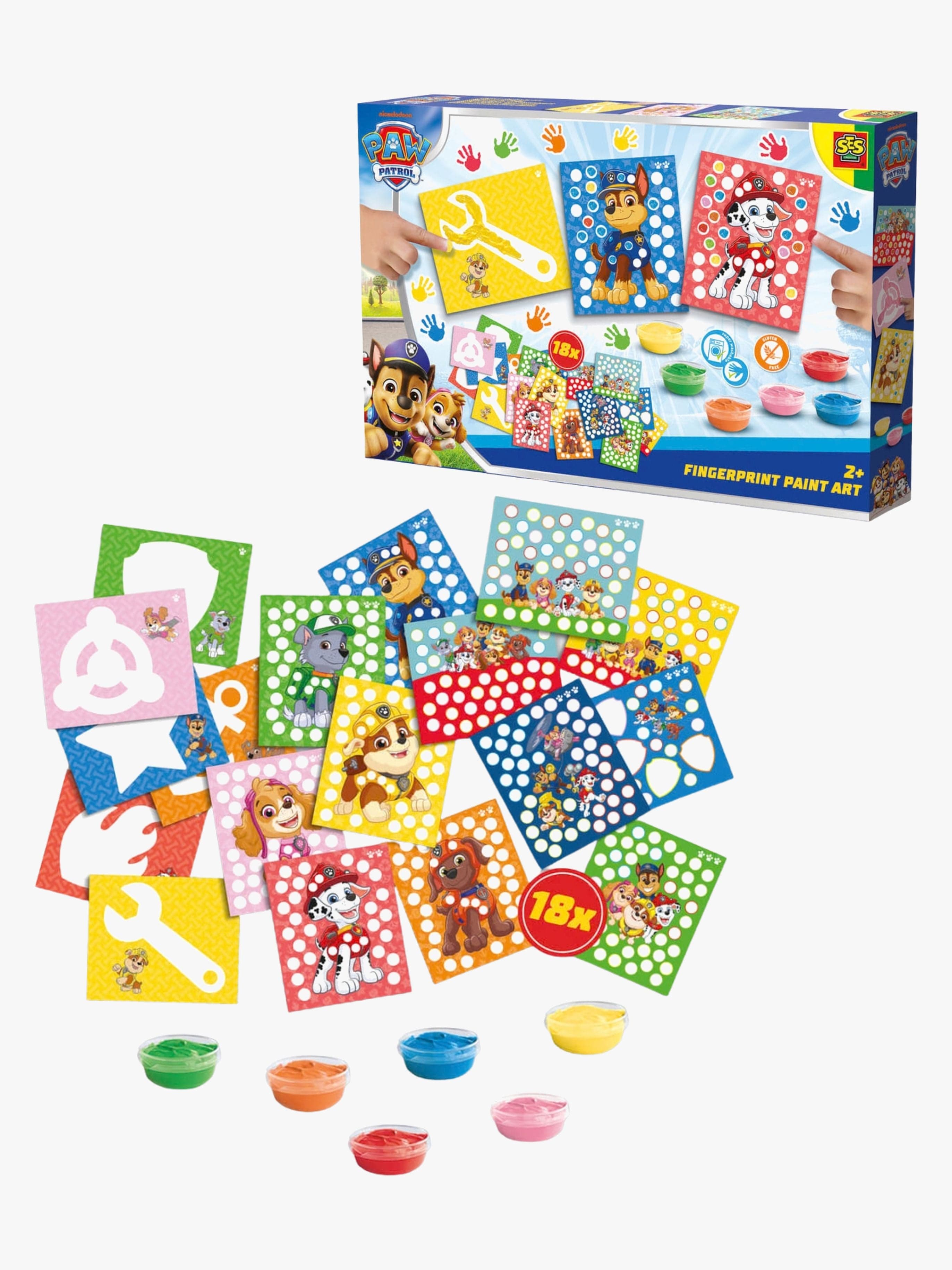 SES Creative Paw Patrol Askartelusetti Sormiväri