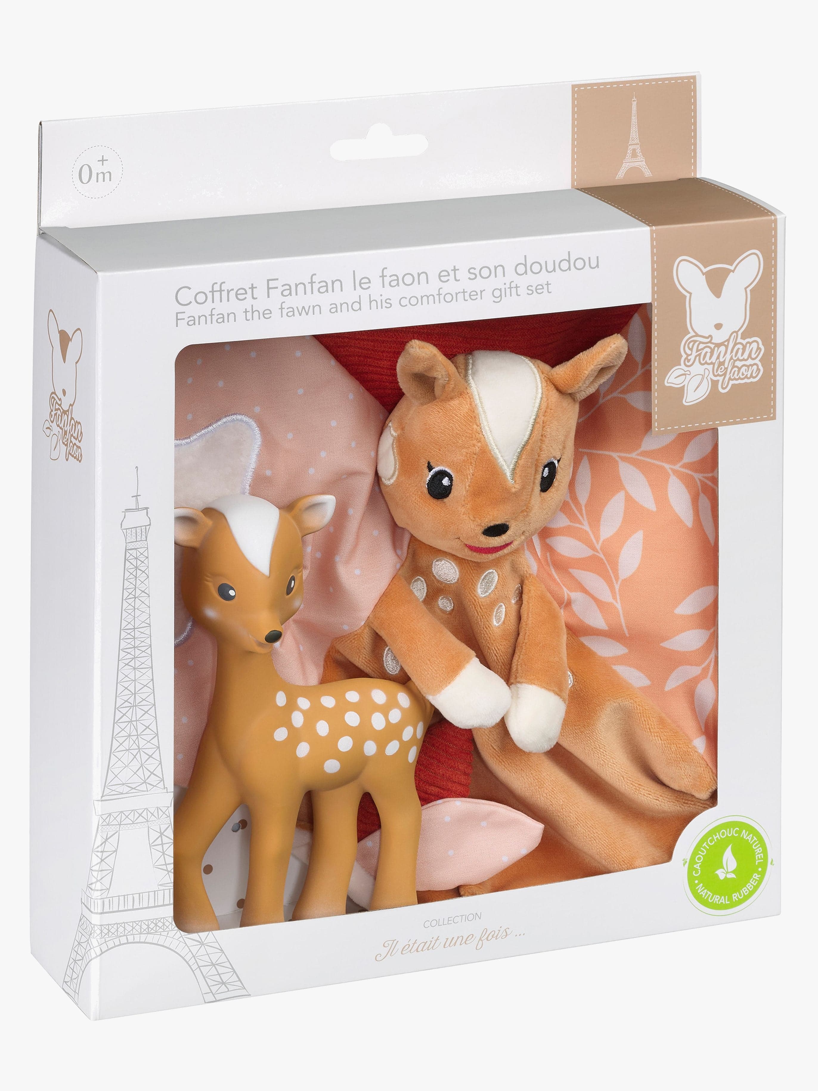 Sophie the Giraffe Metsäkauris Lahjapakkaus Uniriepu, Ruskea