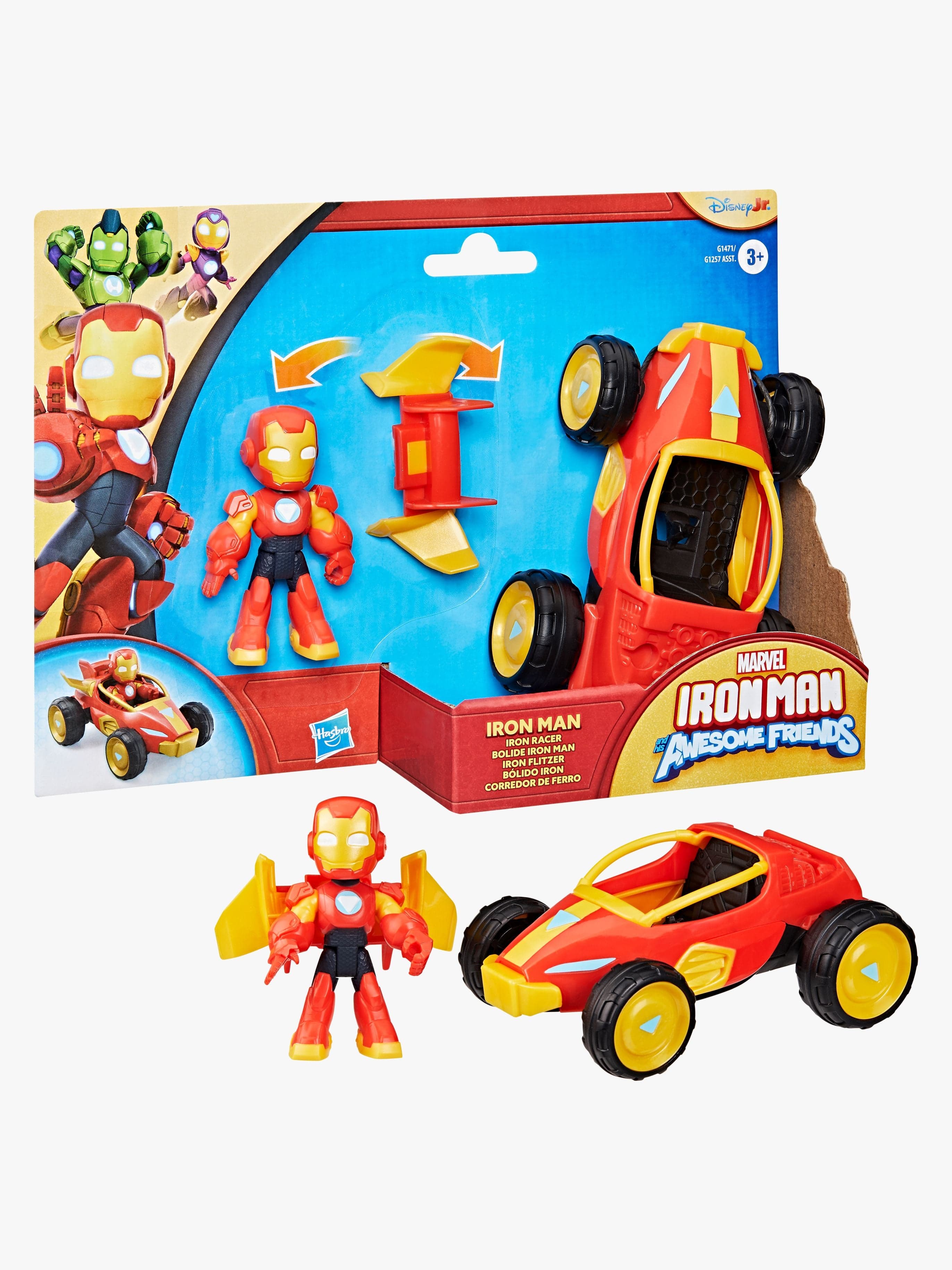 Iron Man and His Awesome Friends Toimintahahmo Iron Man Racer 8 cm