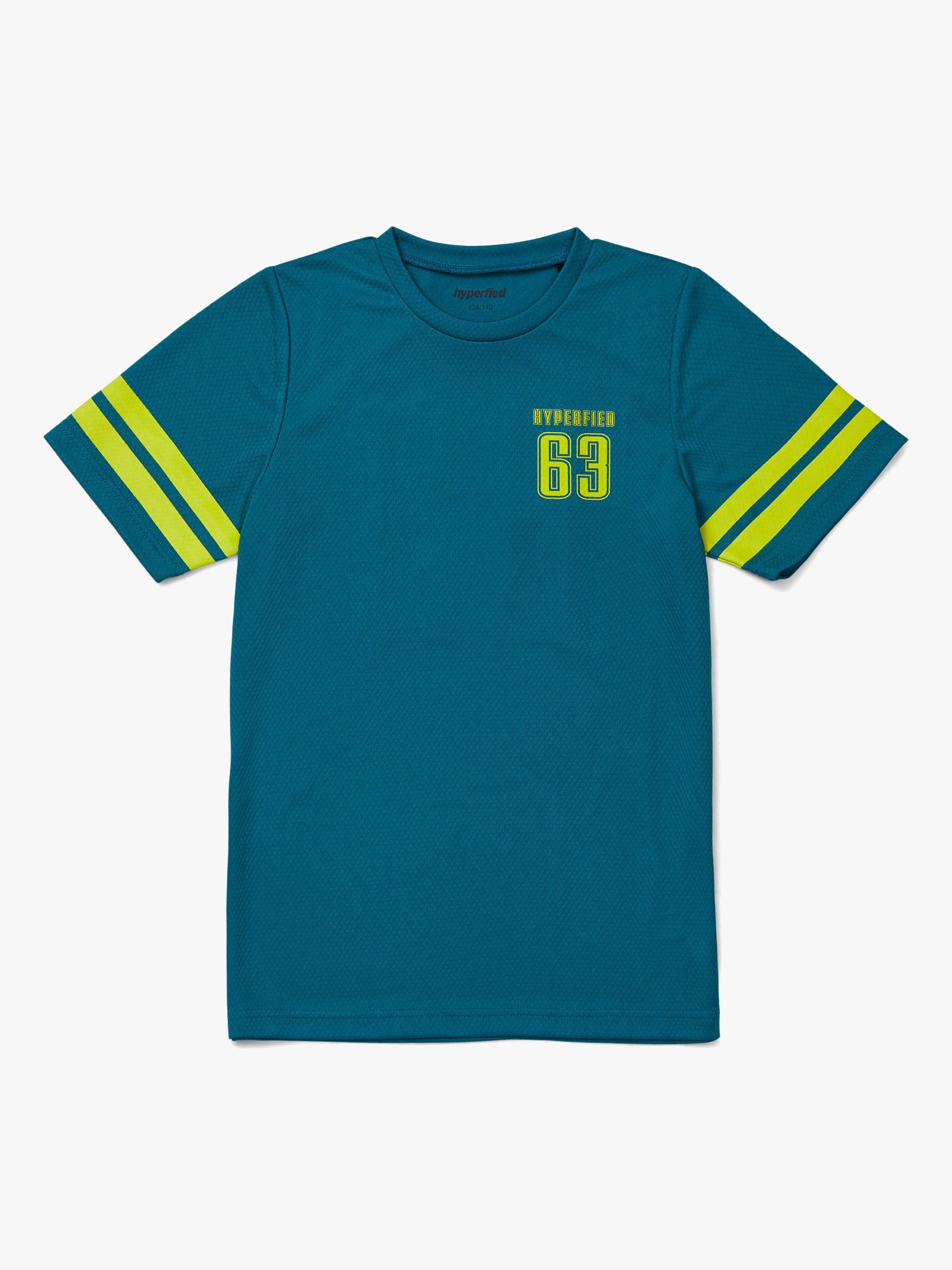 Hyperfied Back Logo T-Shirt, Harbor Blue 98-104