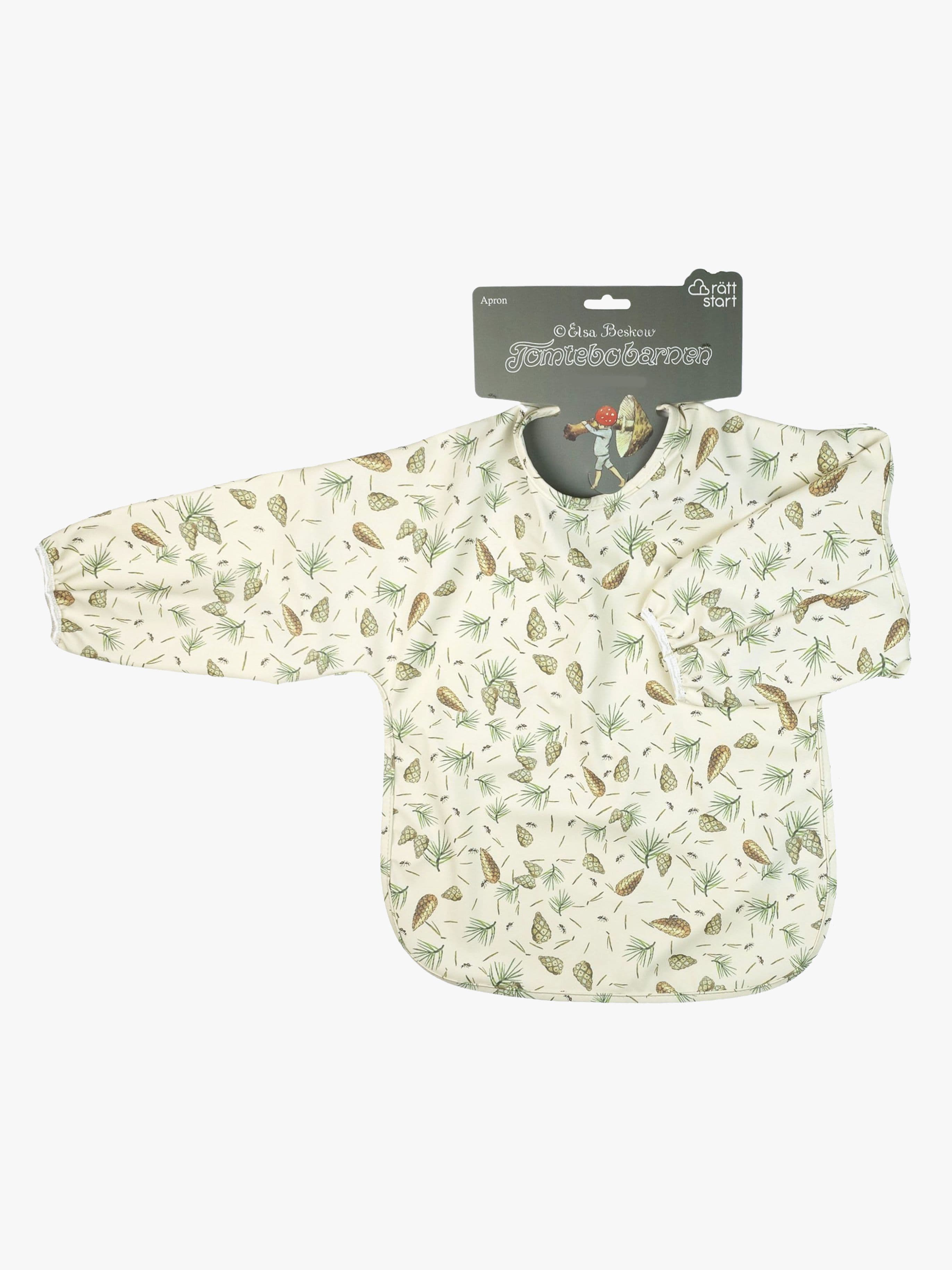 Elsa Beskow Tonttulan lapset Pitkähihainen Ruokalappu