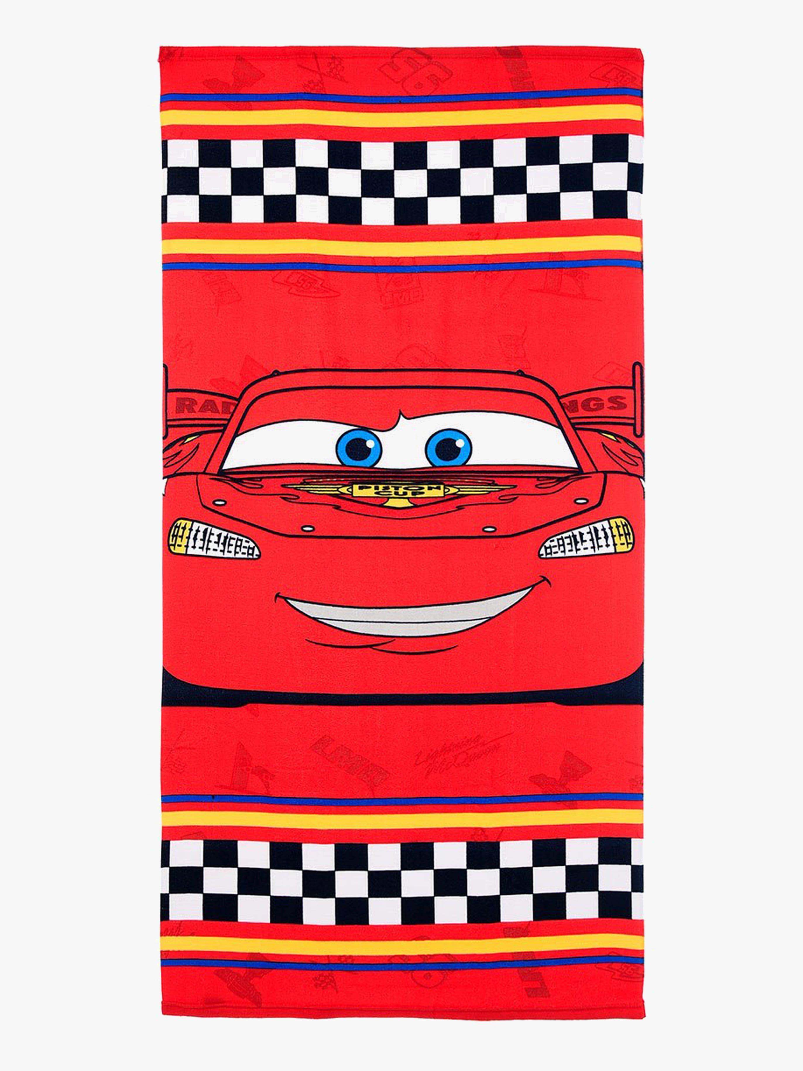 Disney Autot Rantapyyhe, Punainen