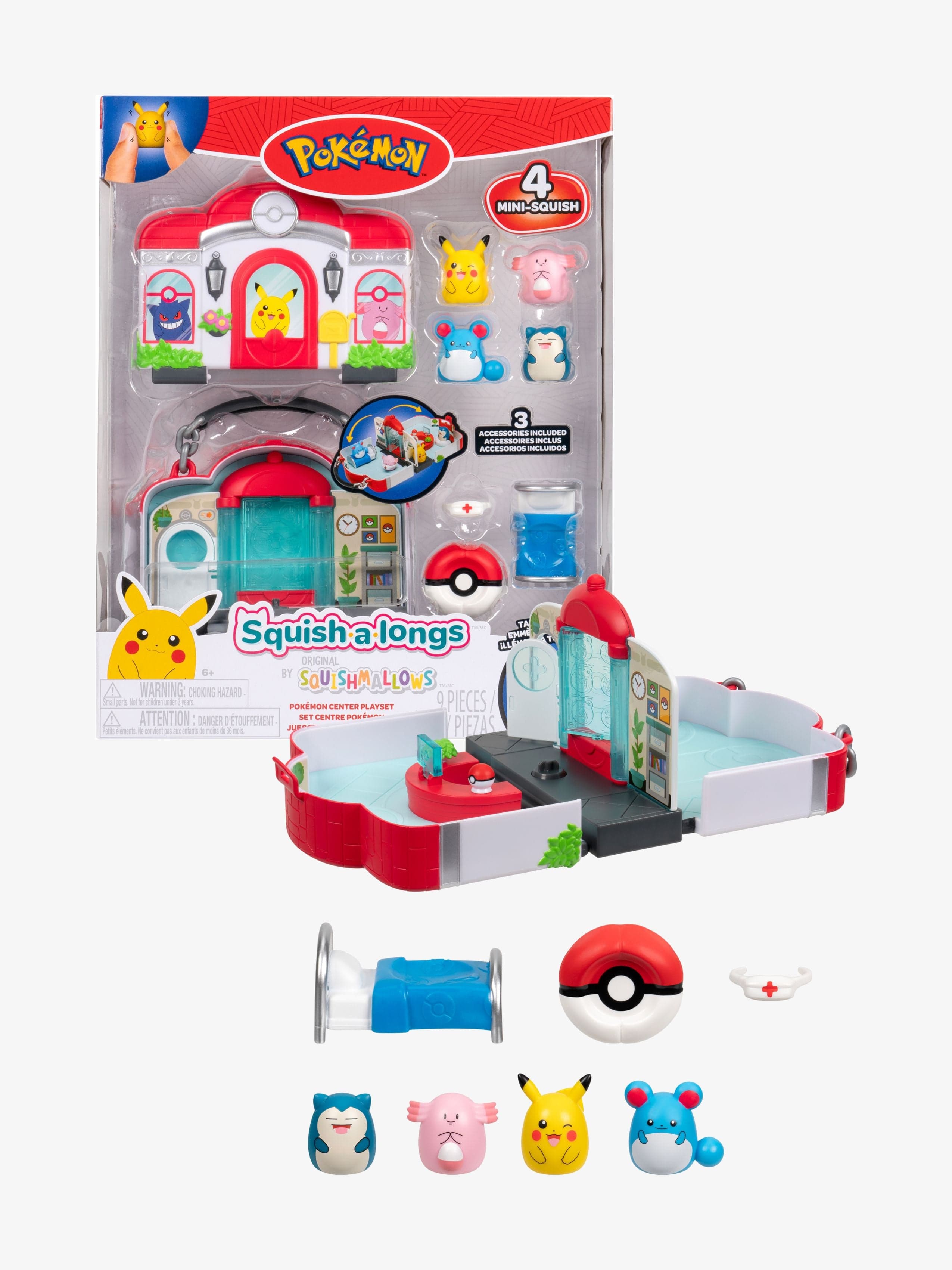 Squishmallows Pokémon Leikkisetti + Hahmot