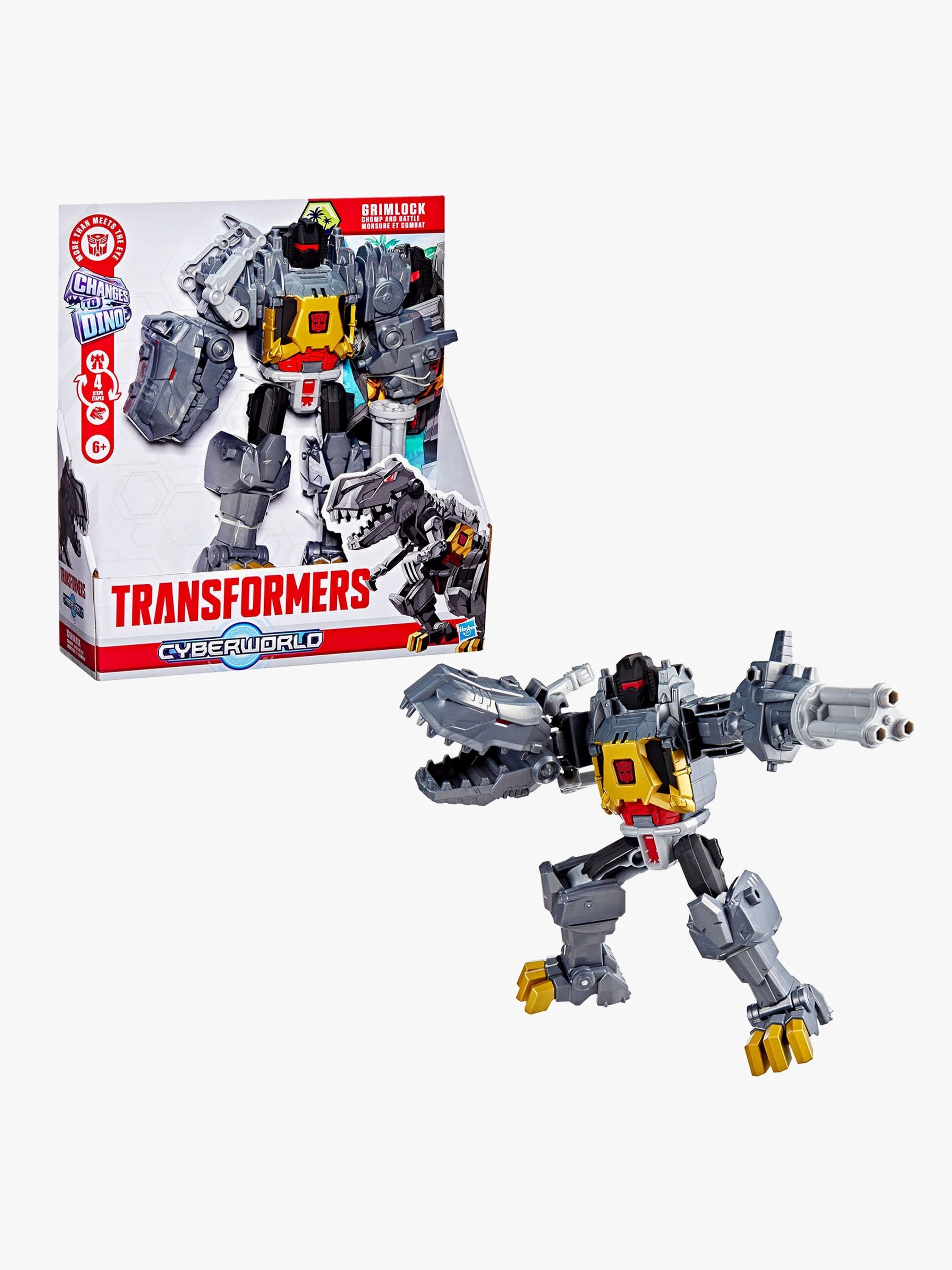 Transformers Cyberworld Hahmo Chomp & Battle Grimlock