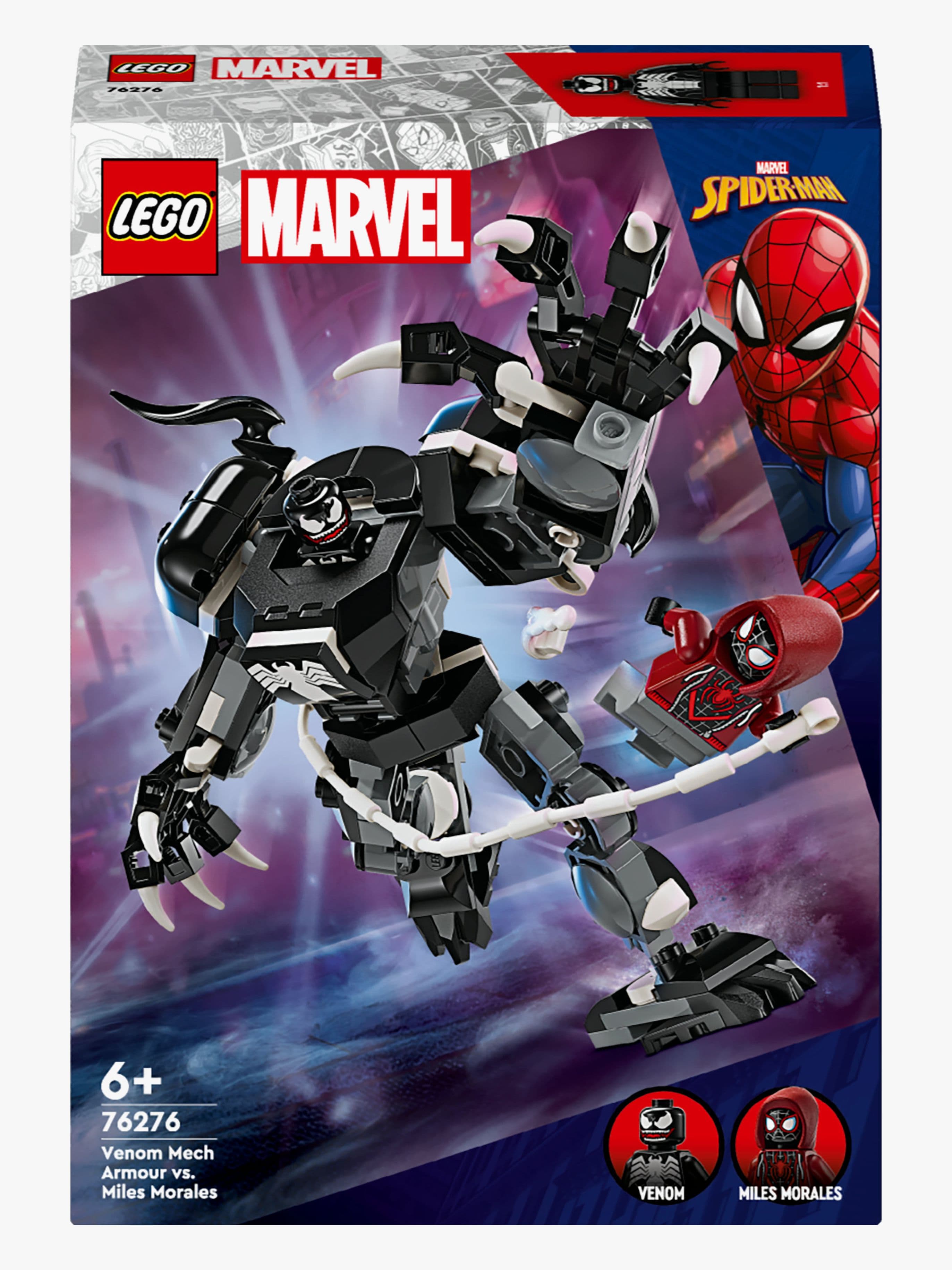 LEGO Super Heroes 76276 Venom-robottiasu vastaan Miles Morales