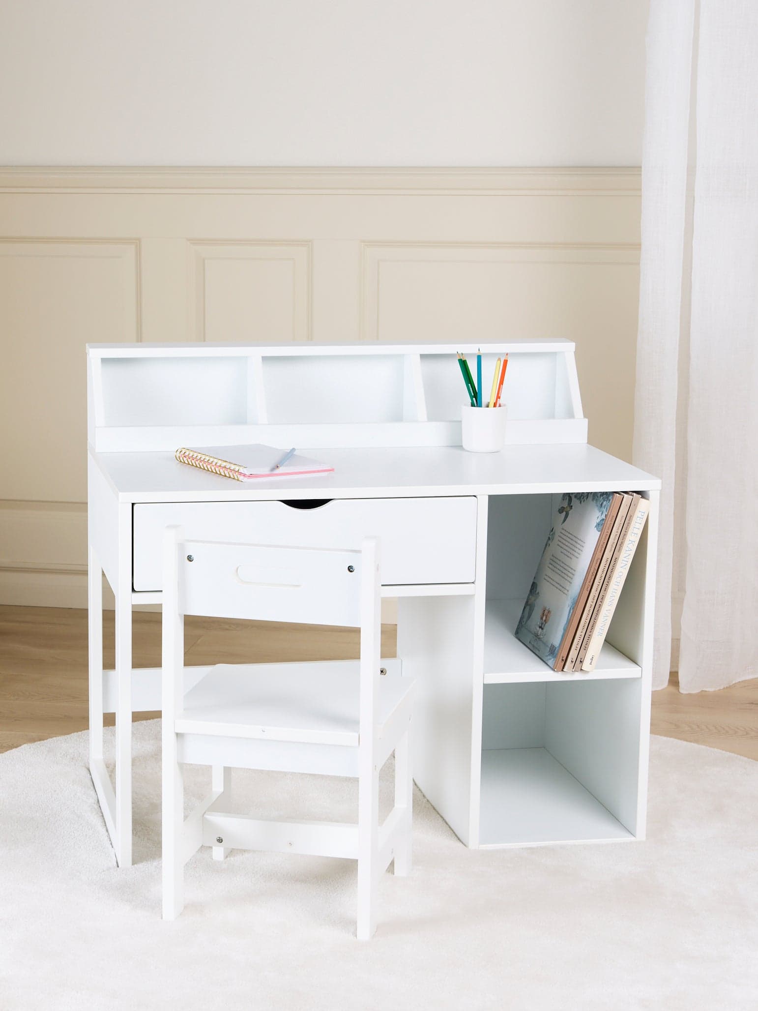 Alice & Fox FAY Pöytä + Tuoli, White