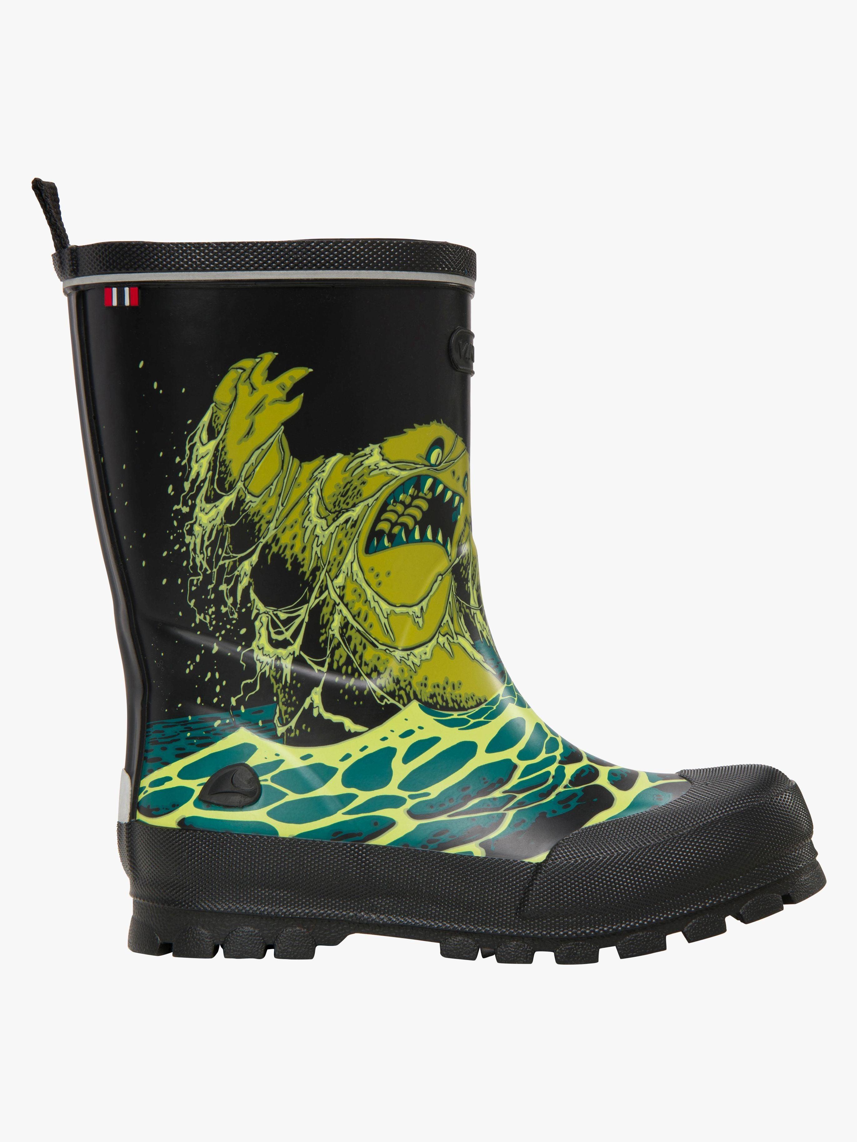 Viking Jolly Print Kumisaappaat, Black/Blue Green, 23 - Paras testissä