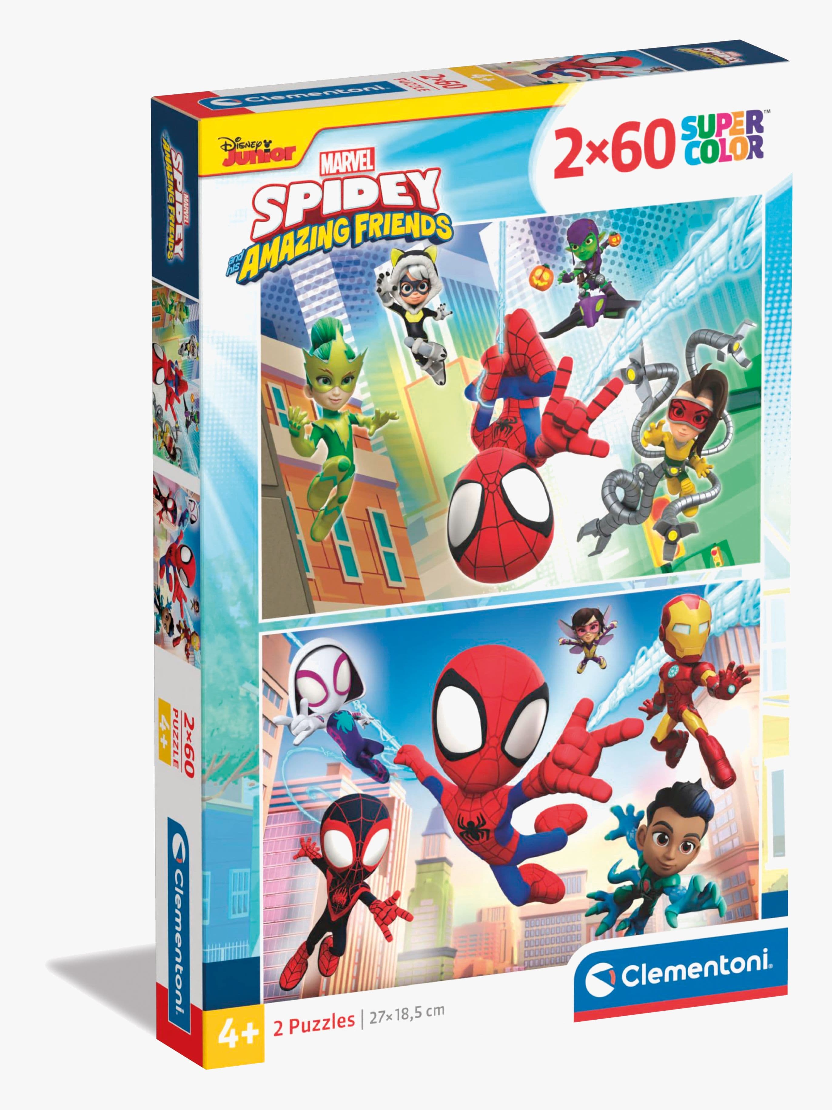 Clementoni Spidey And His Amazing Friends Palapelit 2x60