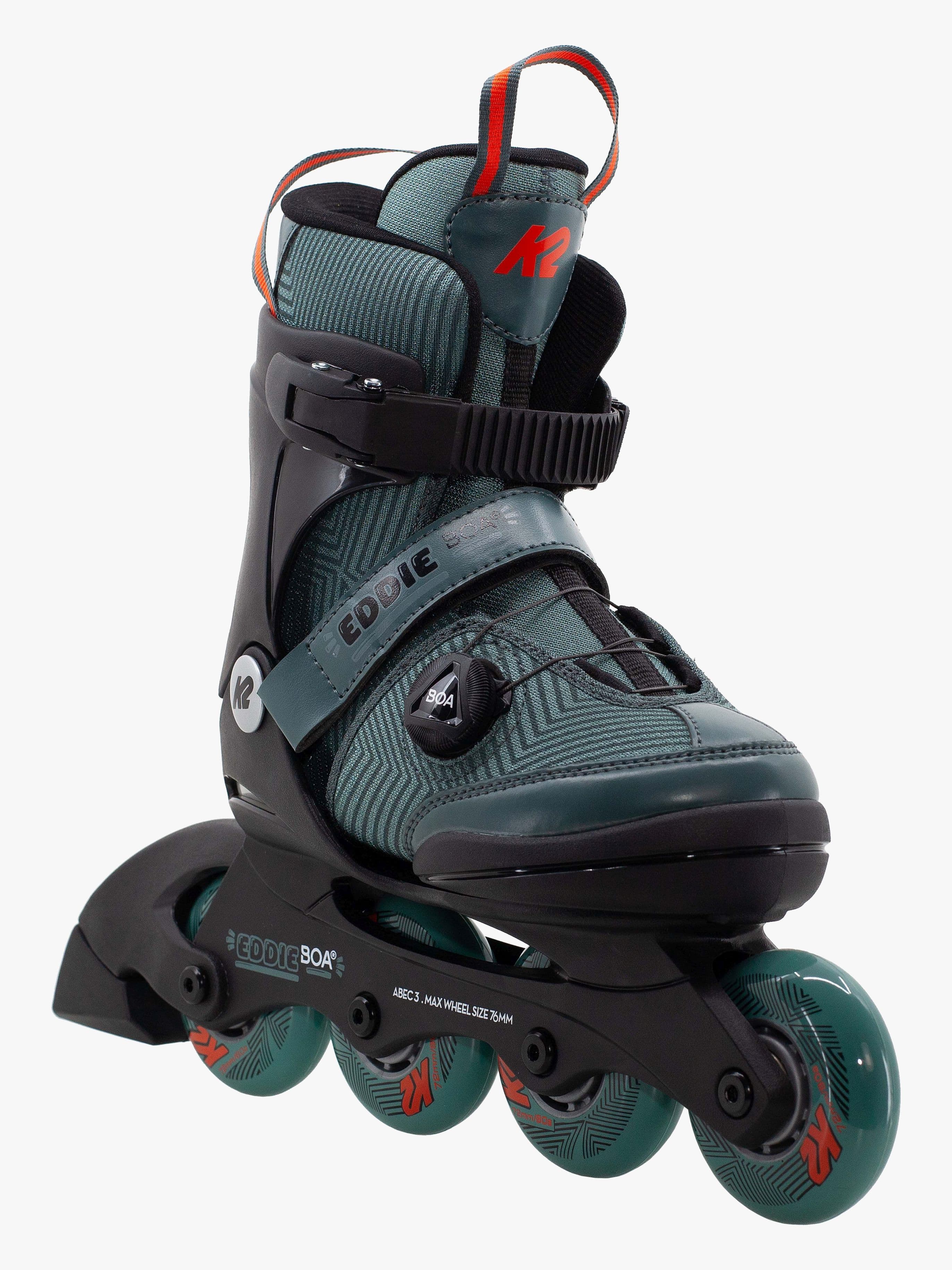 K2 Eddie Boa Rullaluistimet, Dark Teal, 32-37