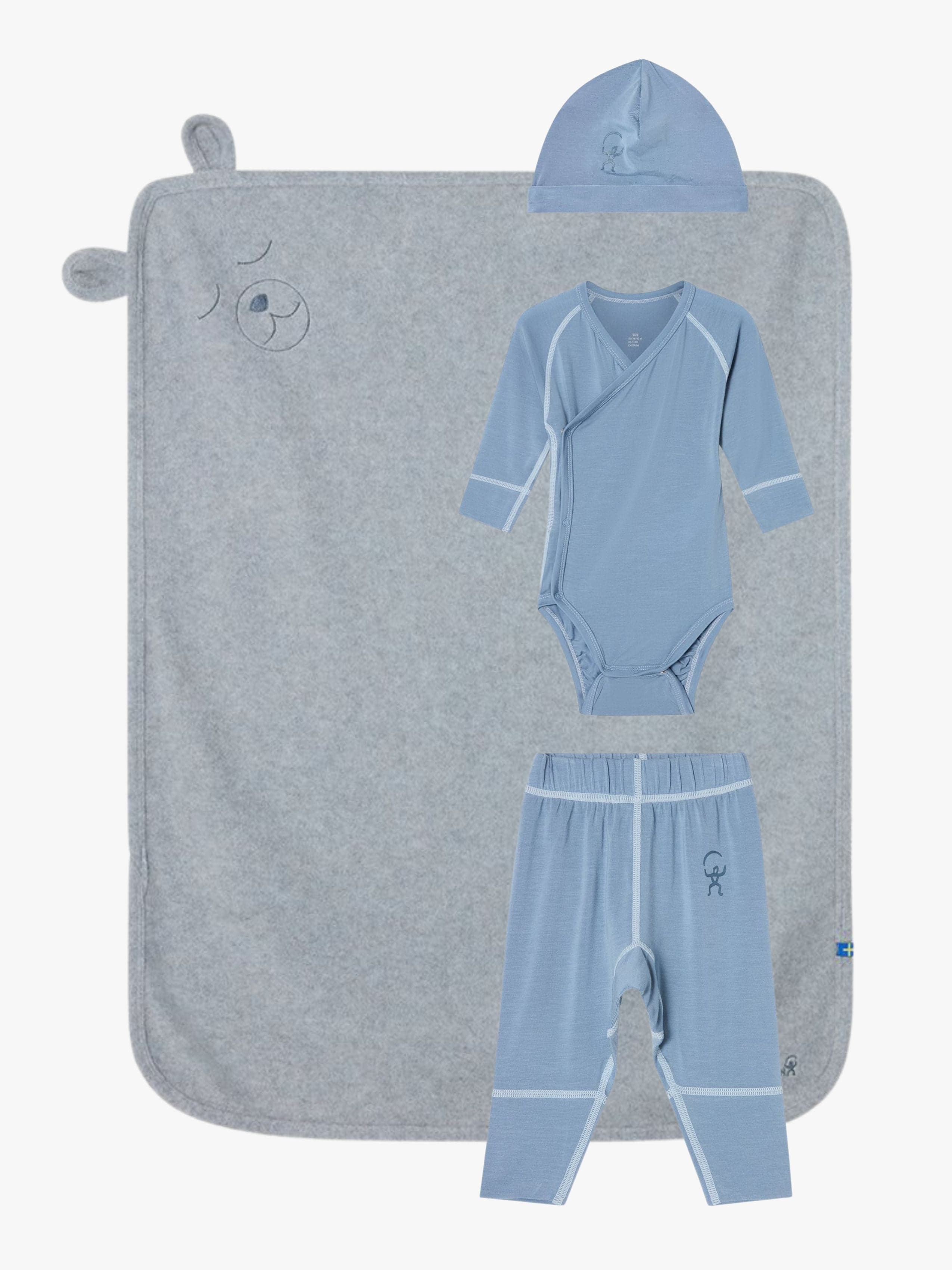 Isbjörn of Sweden KOALA Cozy Pakkaus Vauva, Lagoon, 56-62