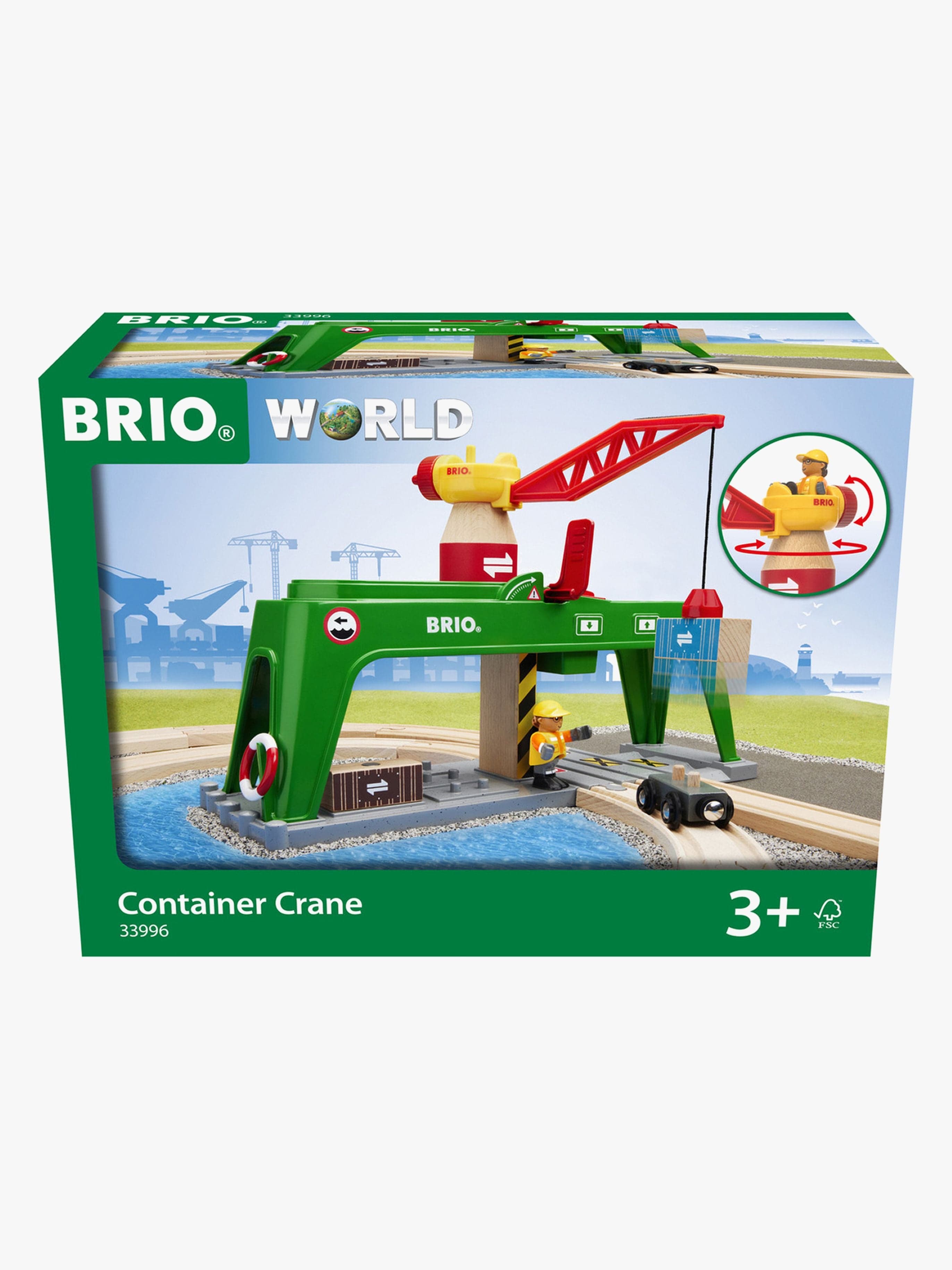 Brio BRIO 33996 Konttinosturi Junaradan Laajennusosa