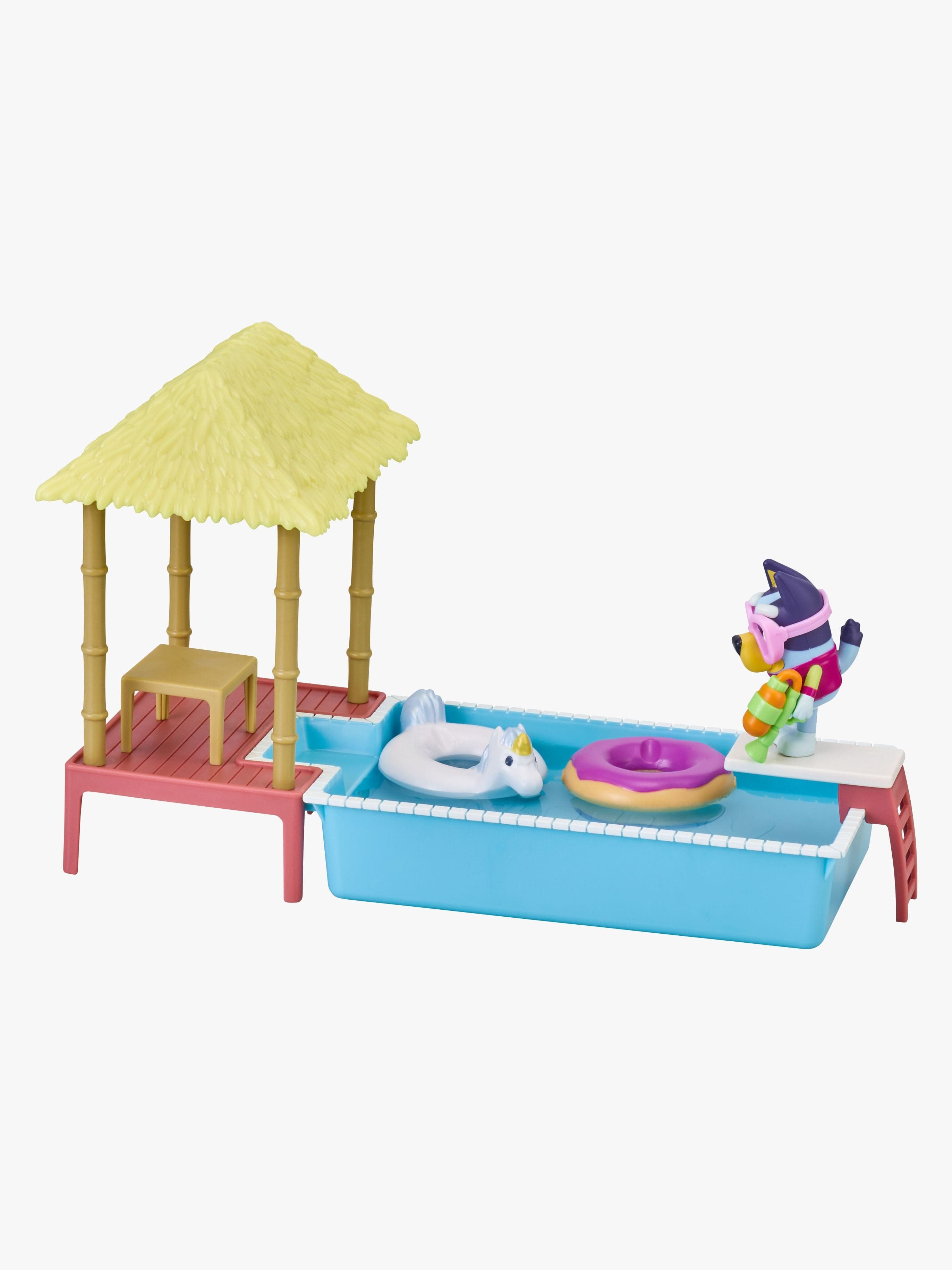 Bluey Leikkisetti Uima-allas + Figuuri