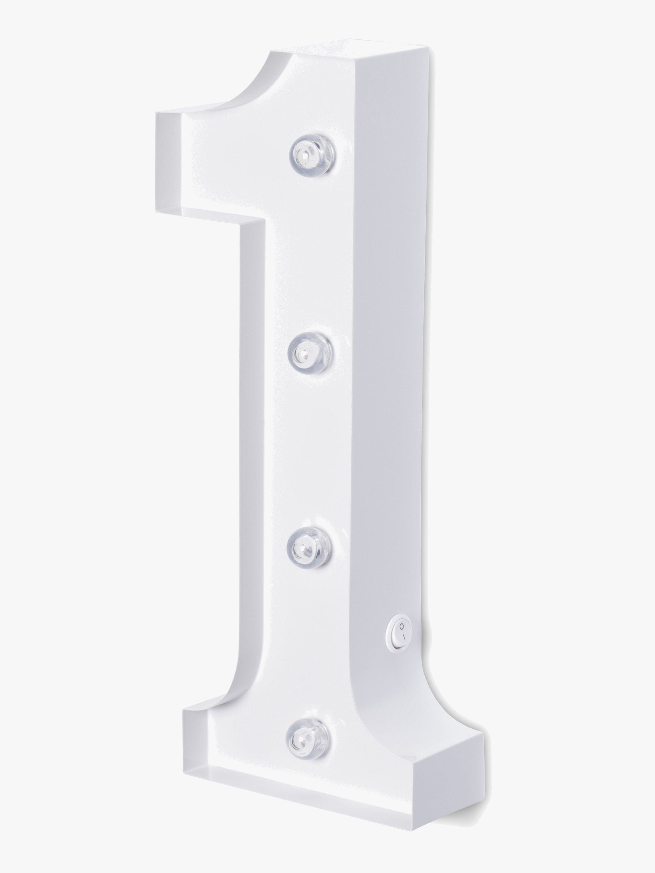 Alice & Fox Numerovalaisin 1, Valkoinen