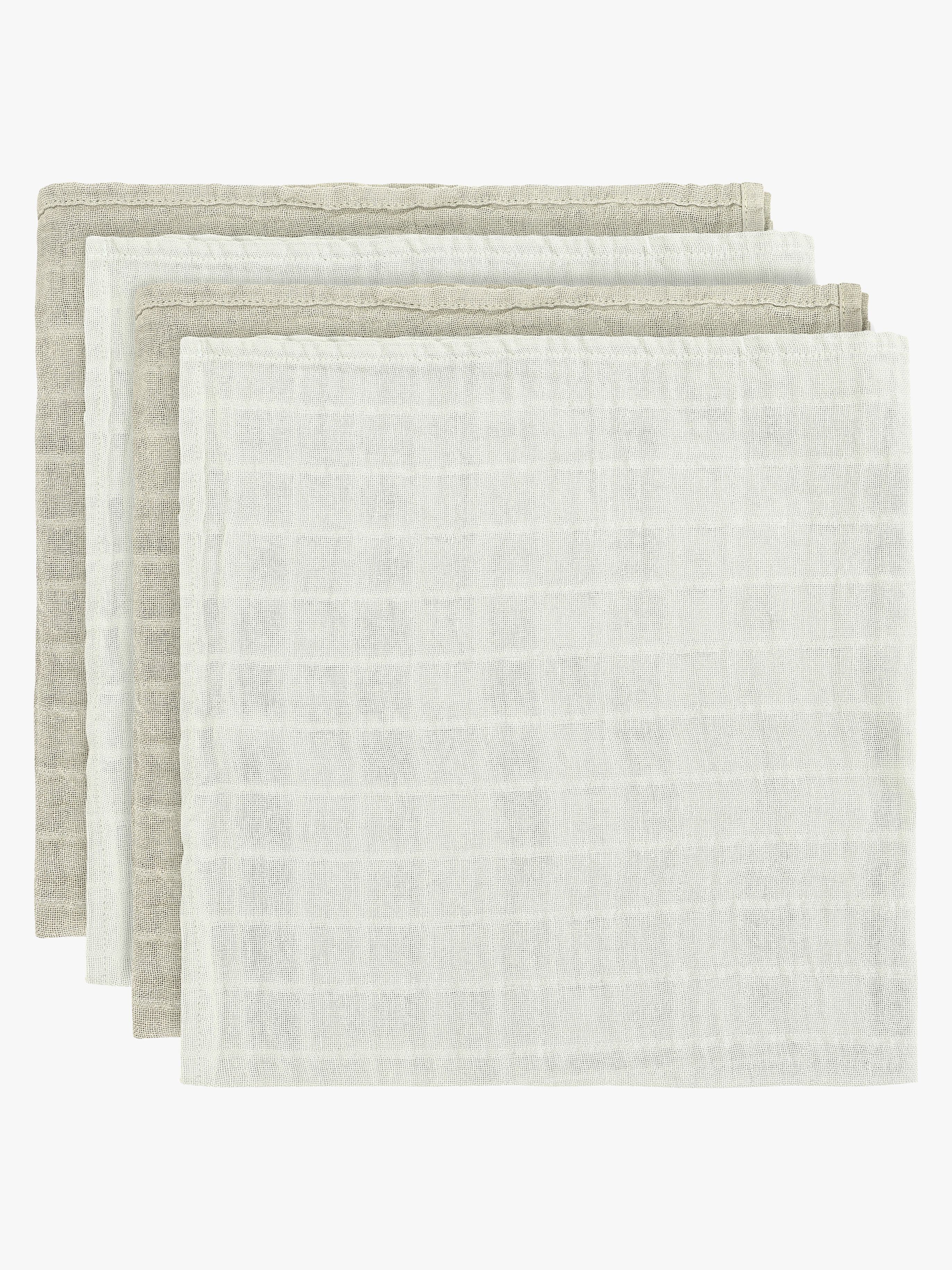 Peppi Musliiniviltti 4-pack, Dried Sage