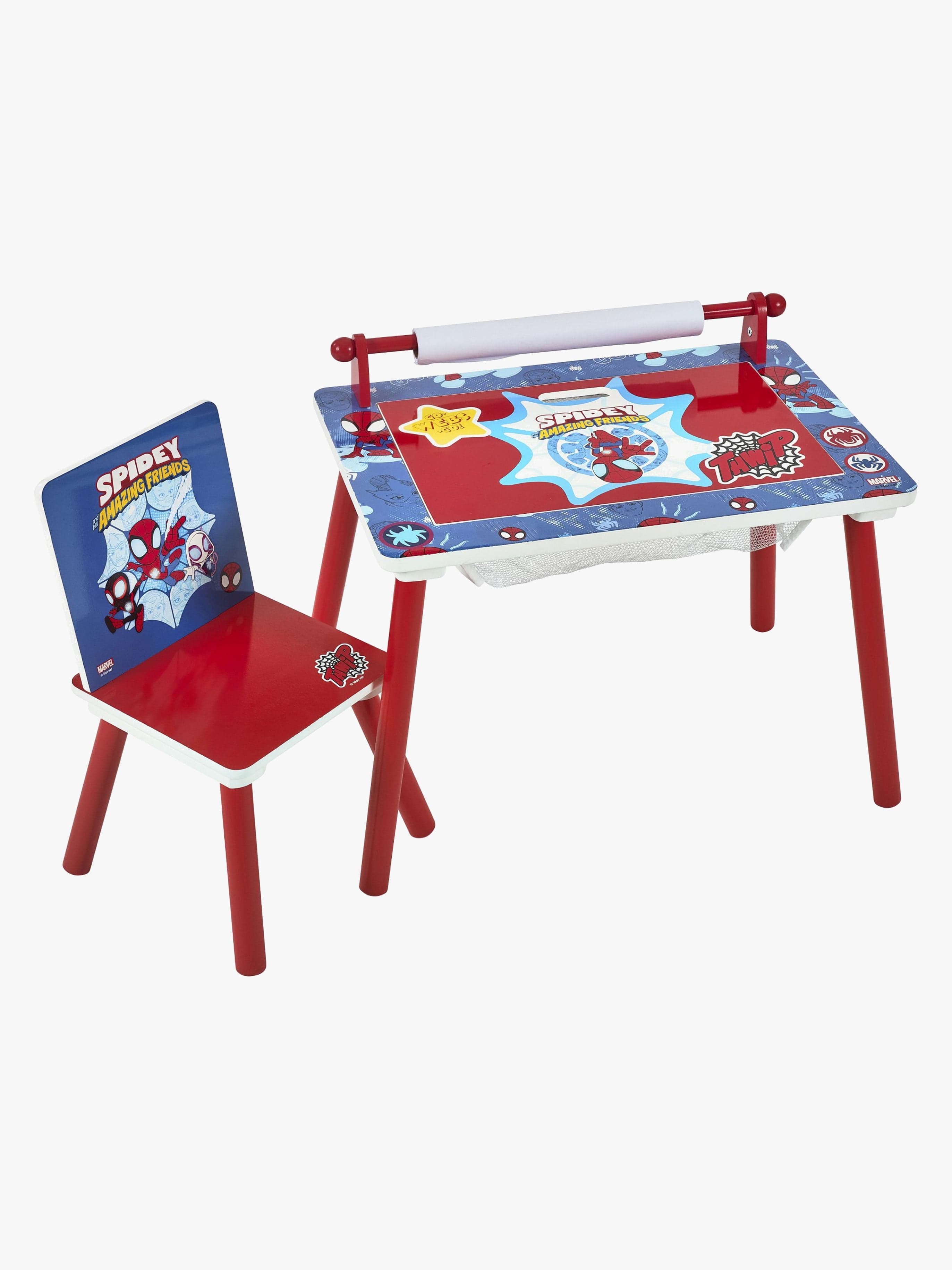 Marvel Spidey & His Amazing Friends Pöytä + Tuoli, Punainen