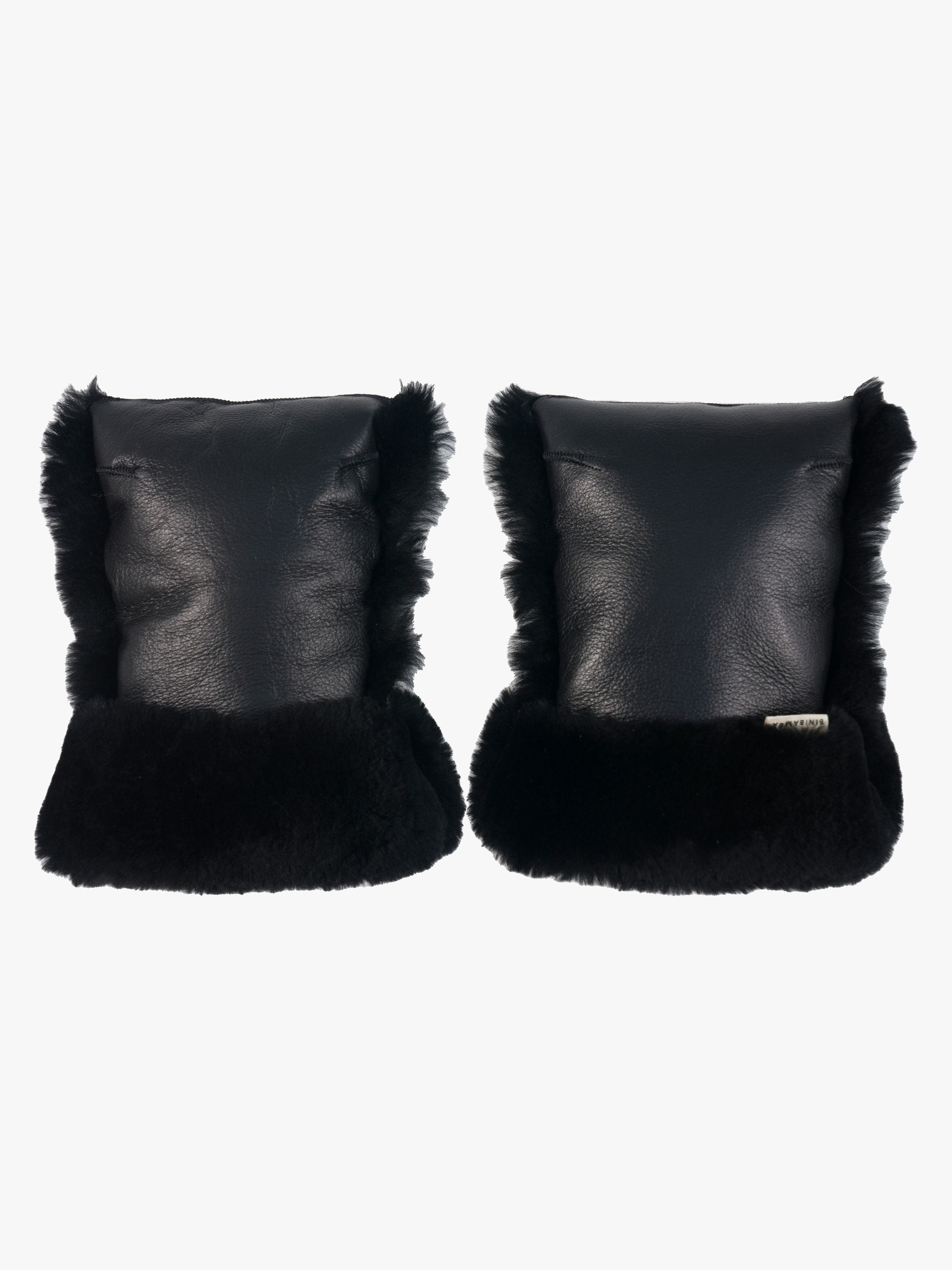 BINIBAMBA Lampaantalja Coated Buggy Kädenlämmitin Vaunuihin, Noir