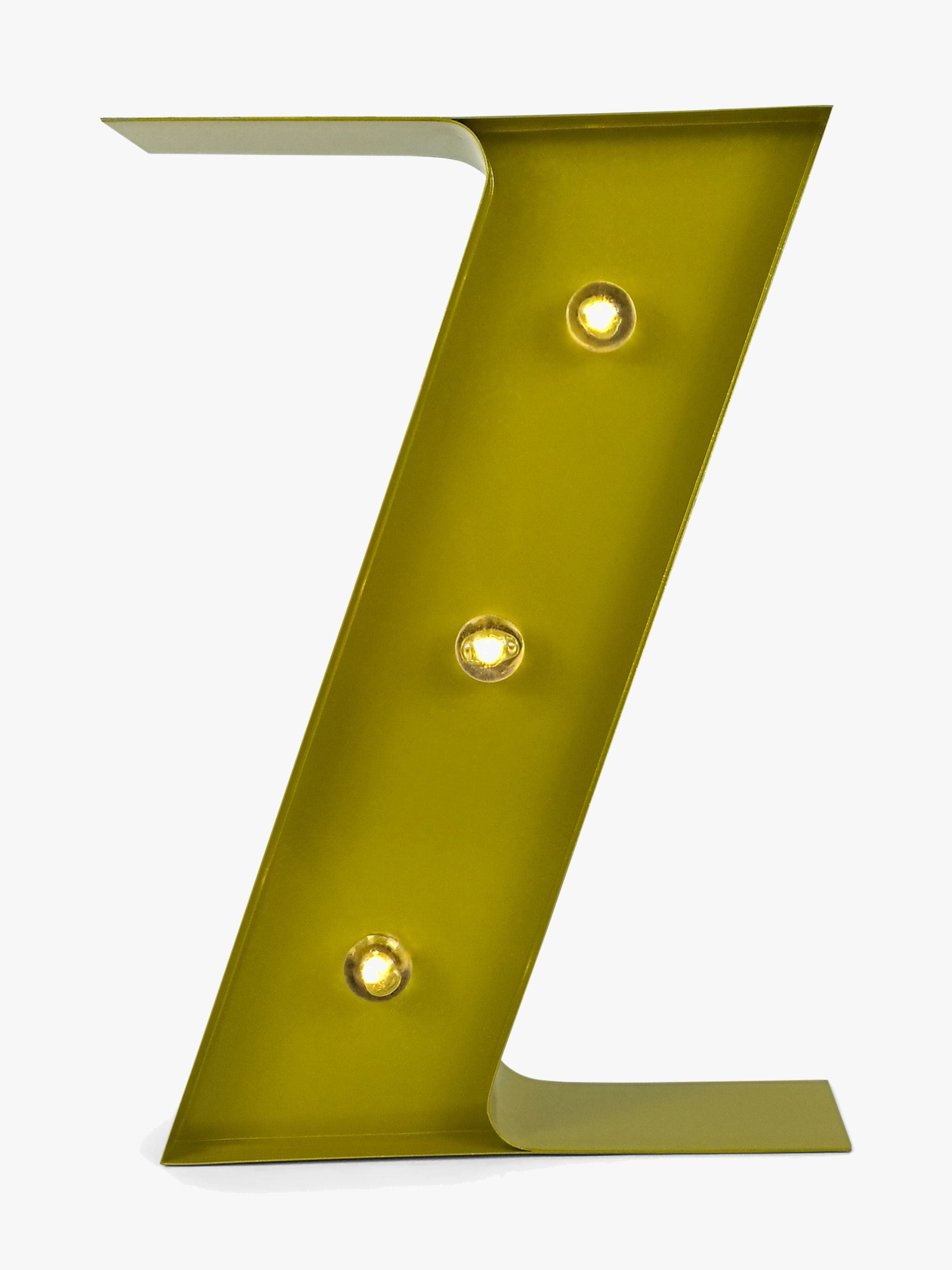 Petite Déco Kirjainvalaisin Z, Kulta