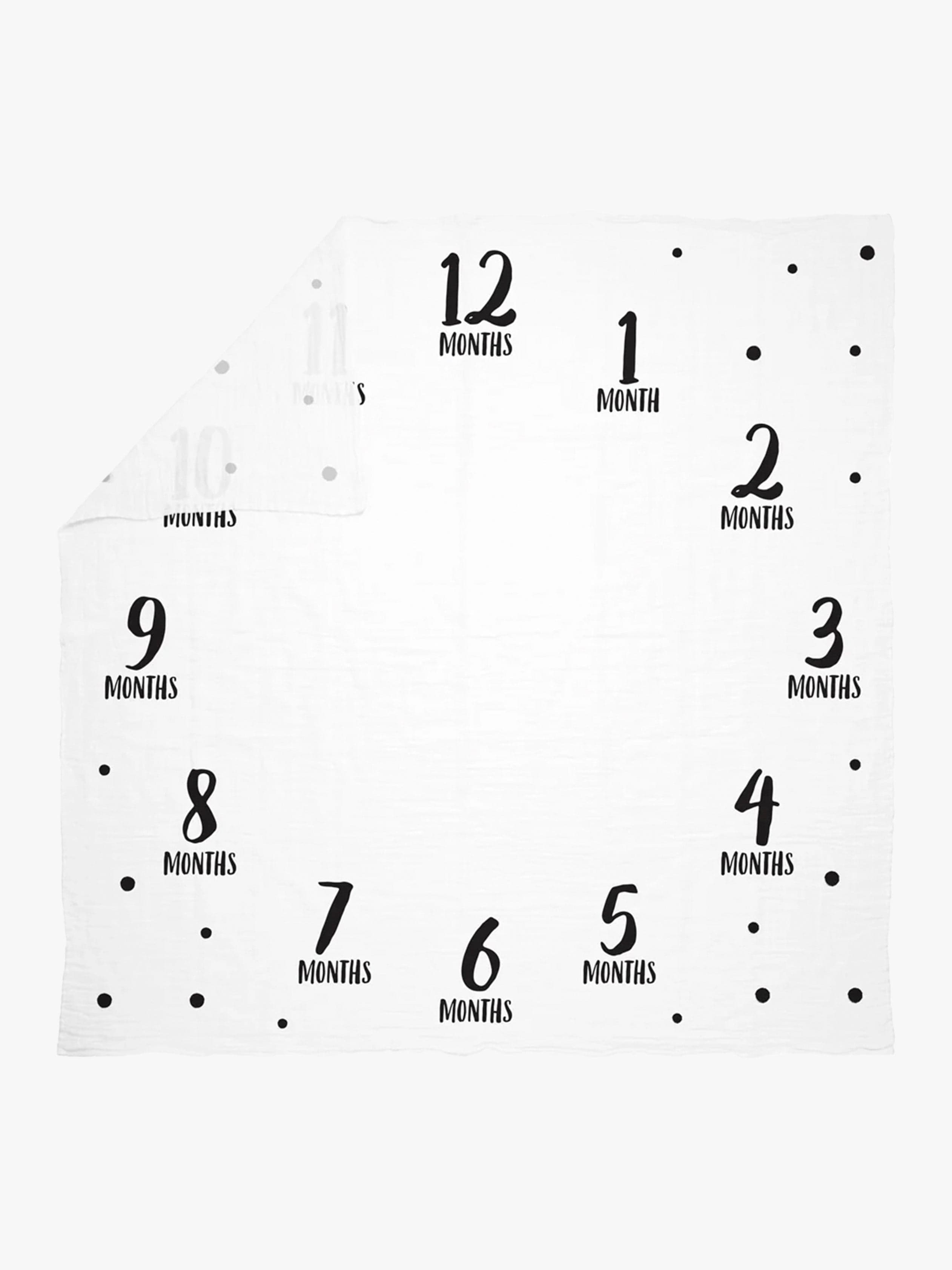 Pearhead Valokuvapeitto Watch Me Grow, Valkoinen