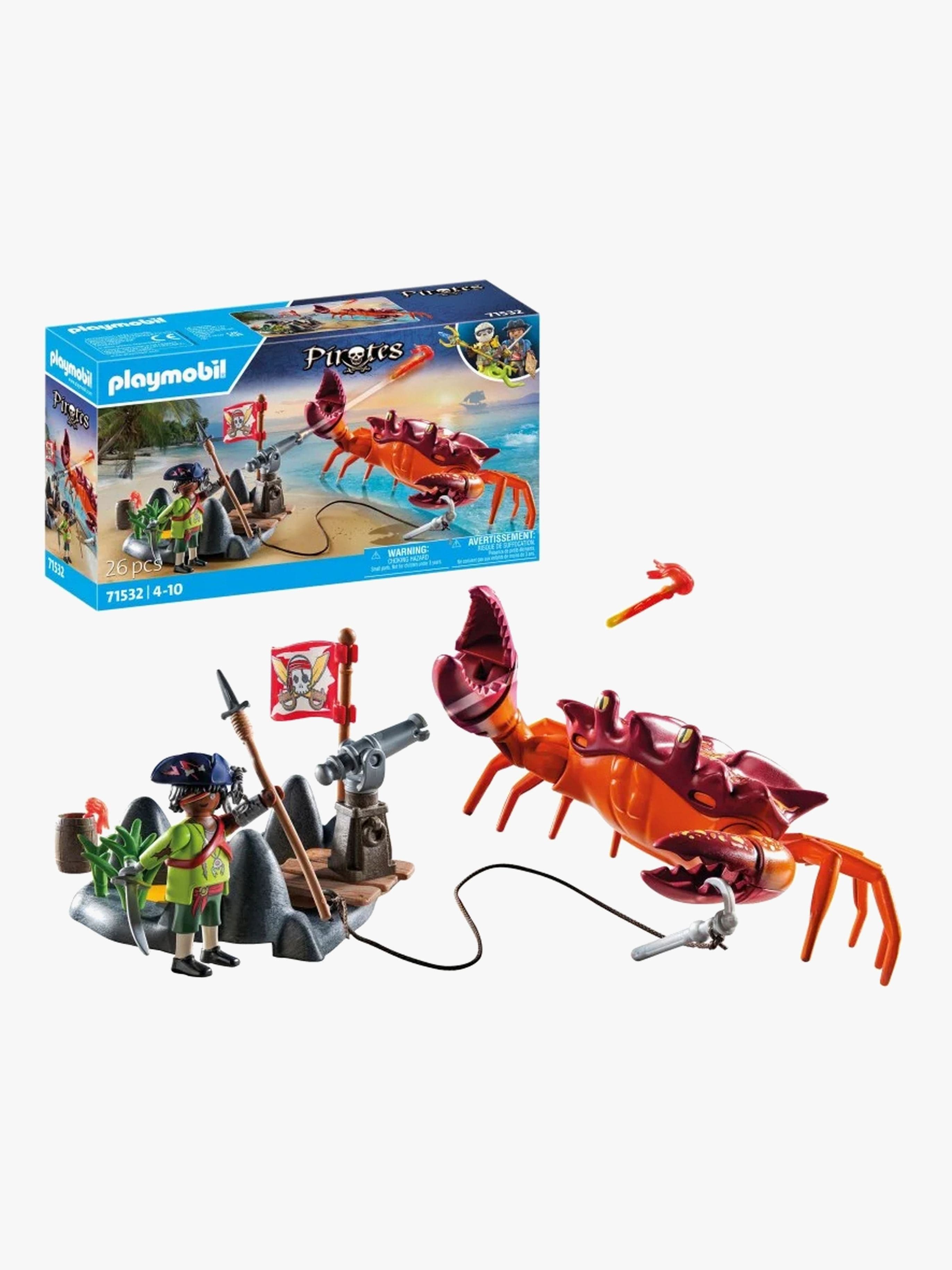 Playmobil 71532 Merirosvot Rakennussarja Taistelu Jättiläisrapua Vastaan