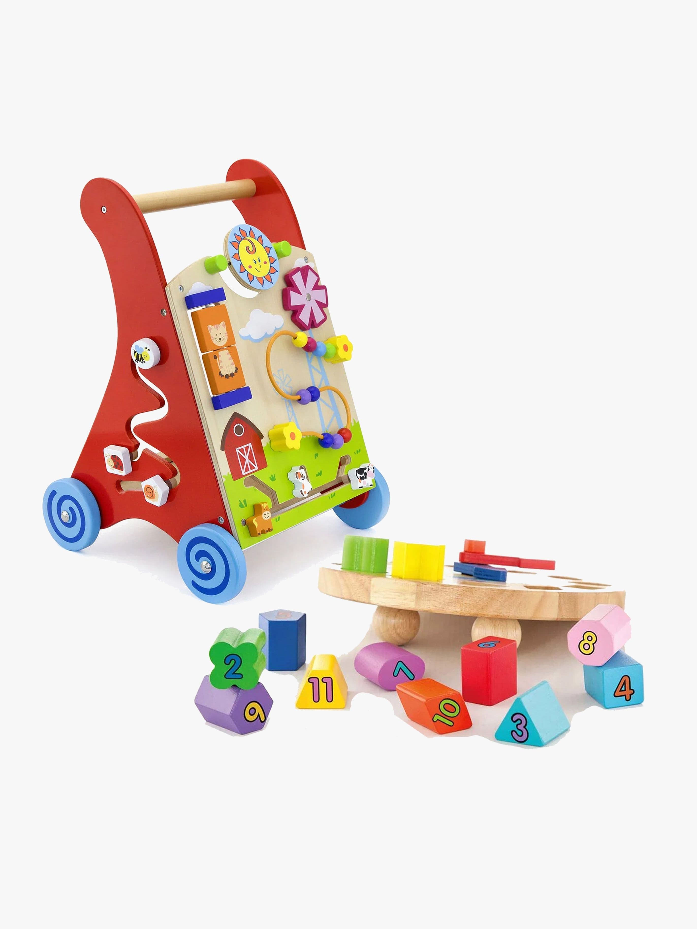 VIGA Taaperokärry + Kello