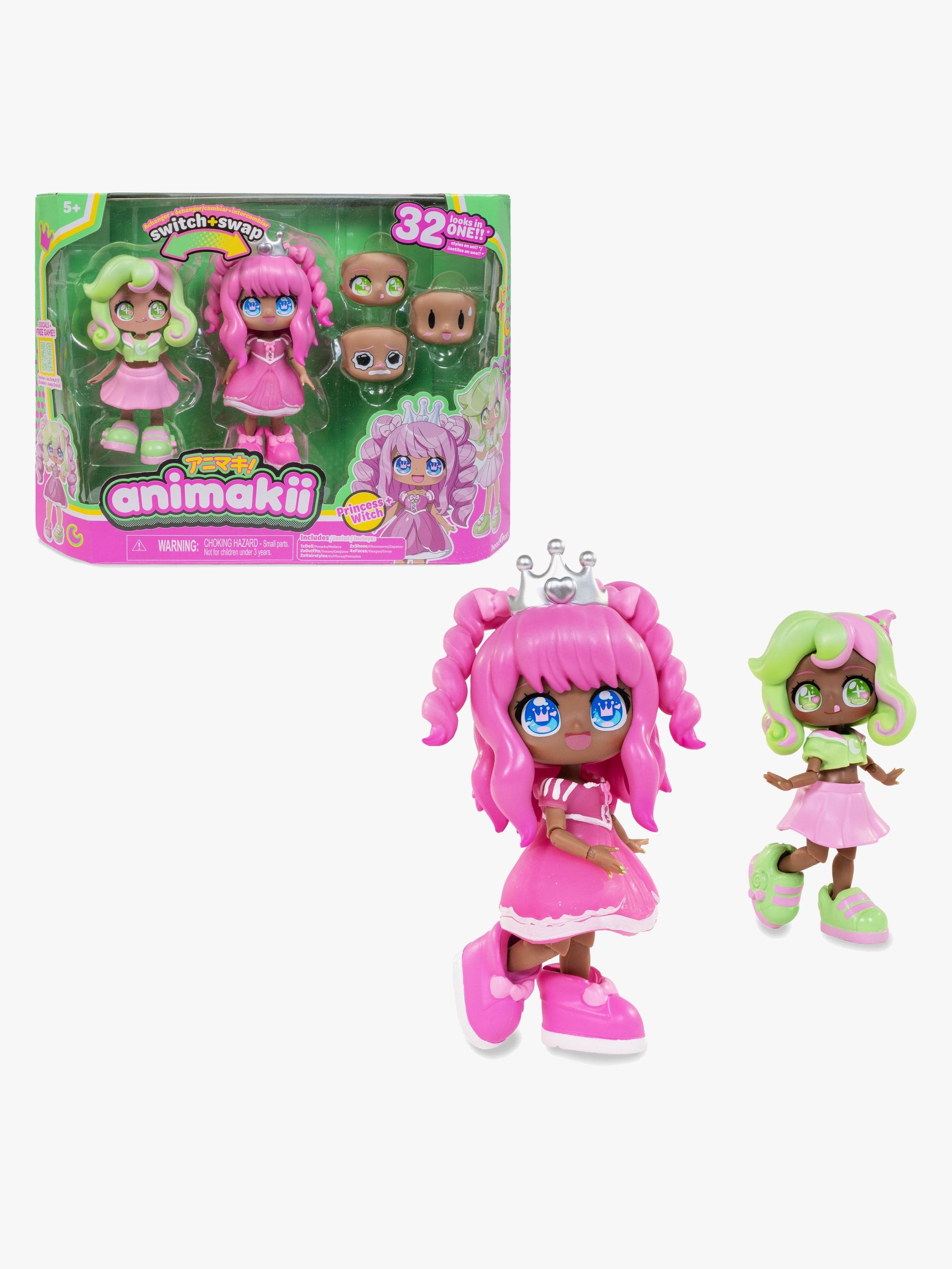 Animakii Nukkesetti Prinsessa & Noita