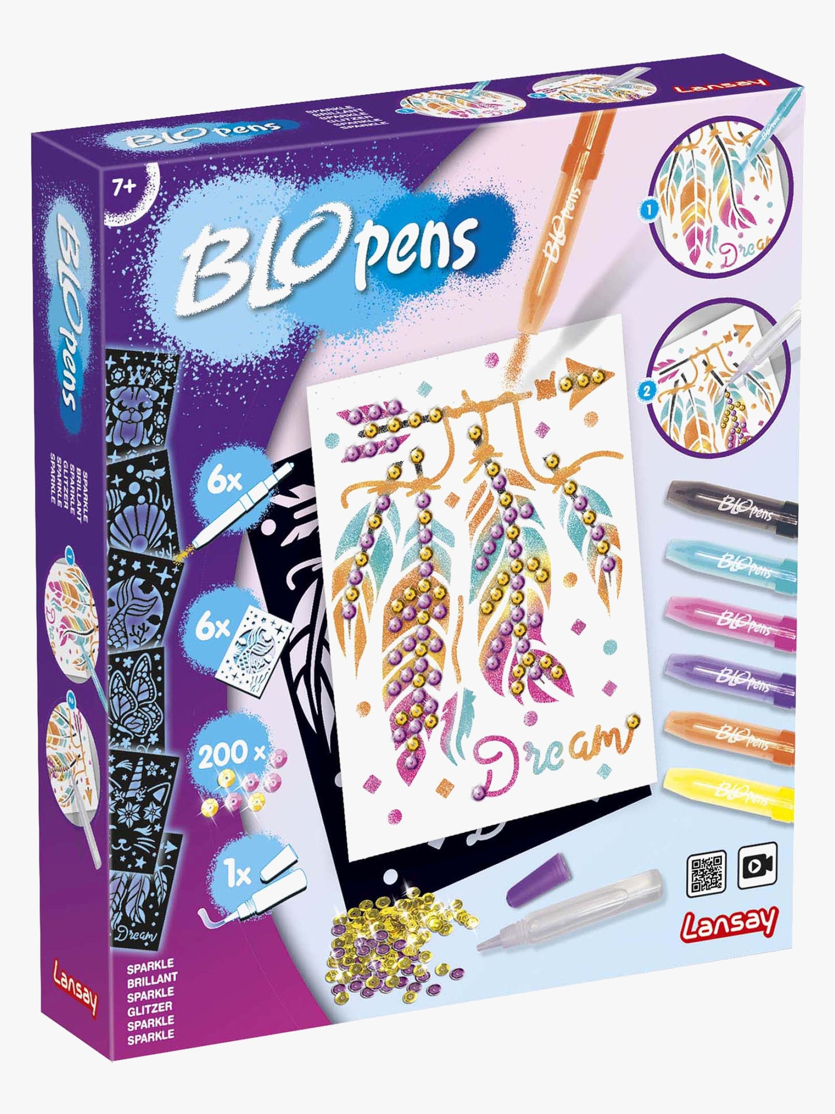 BloPens Askartelusetti Trendikkäät Paljetit