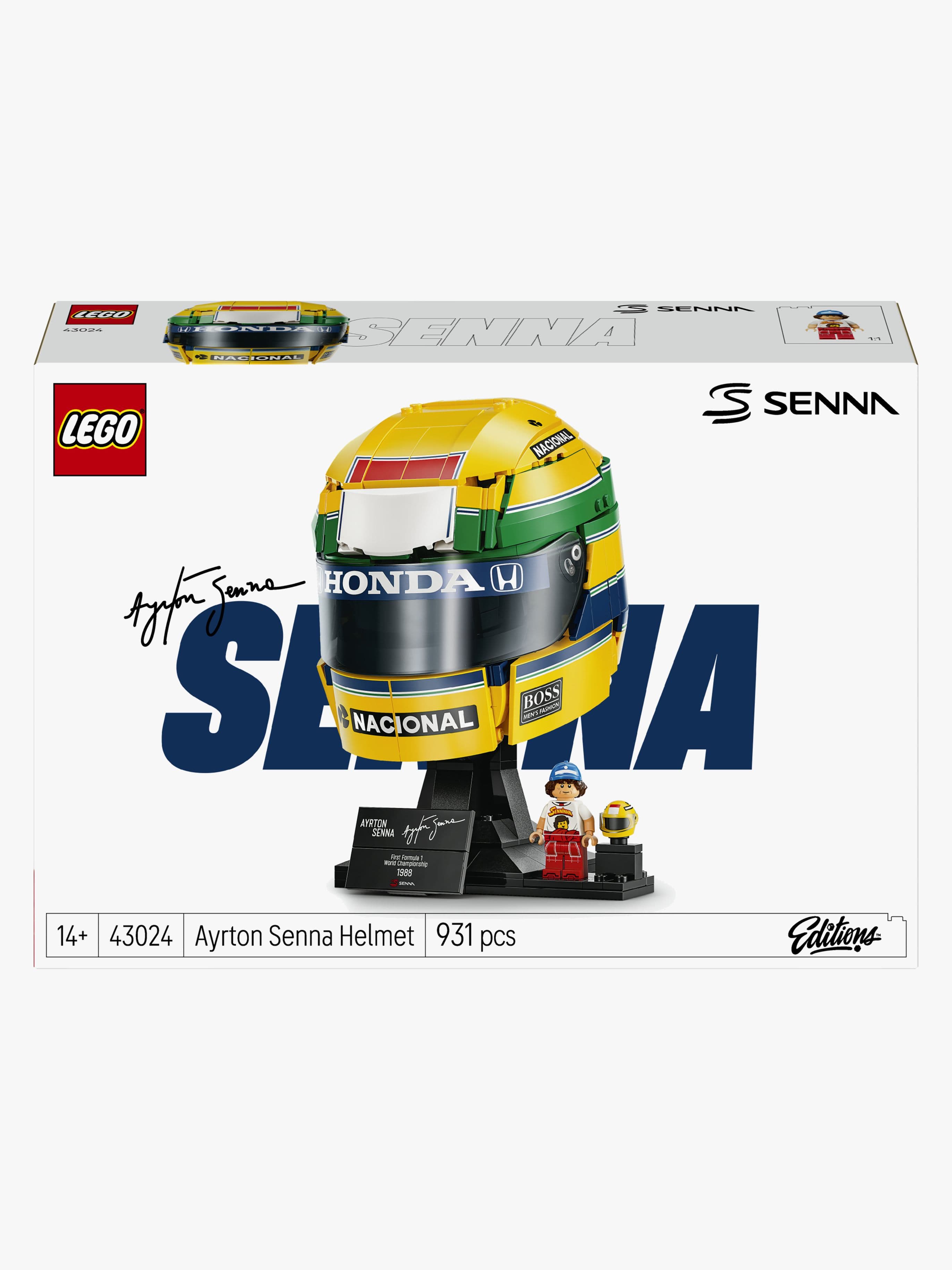 LEGO Editions Formula 1 43024 Kypärä – Ayrton Senna