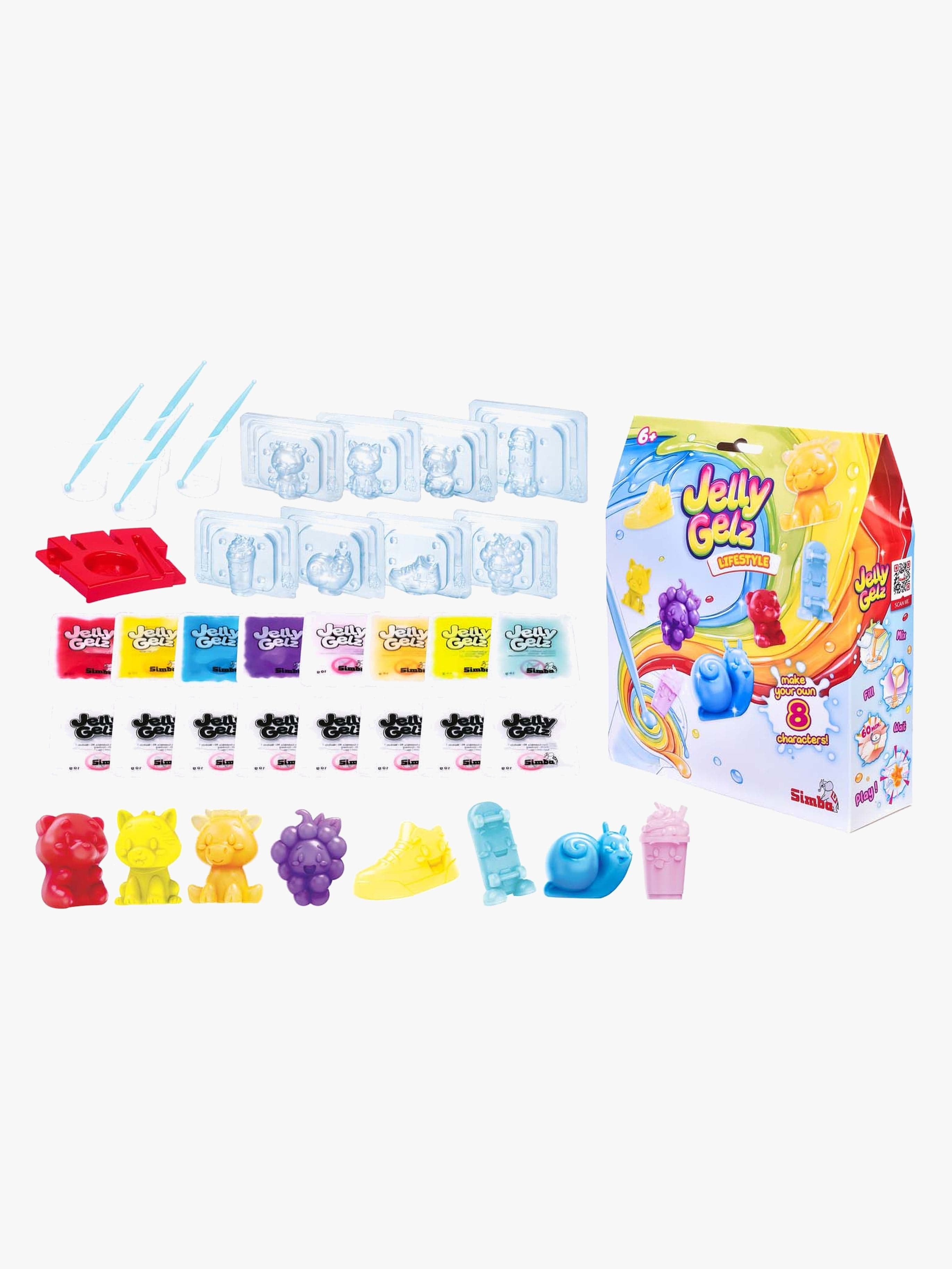 Jelly Gelz Lifestyle Askartelusetti + Geeli & Muotit