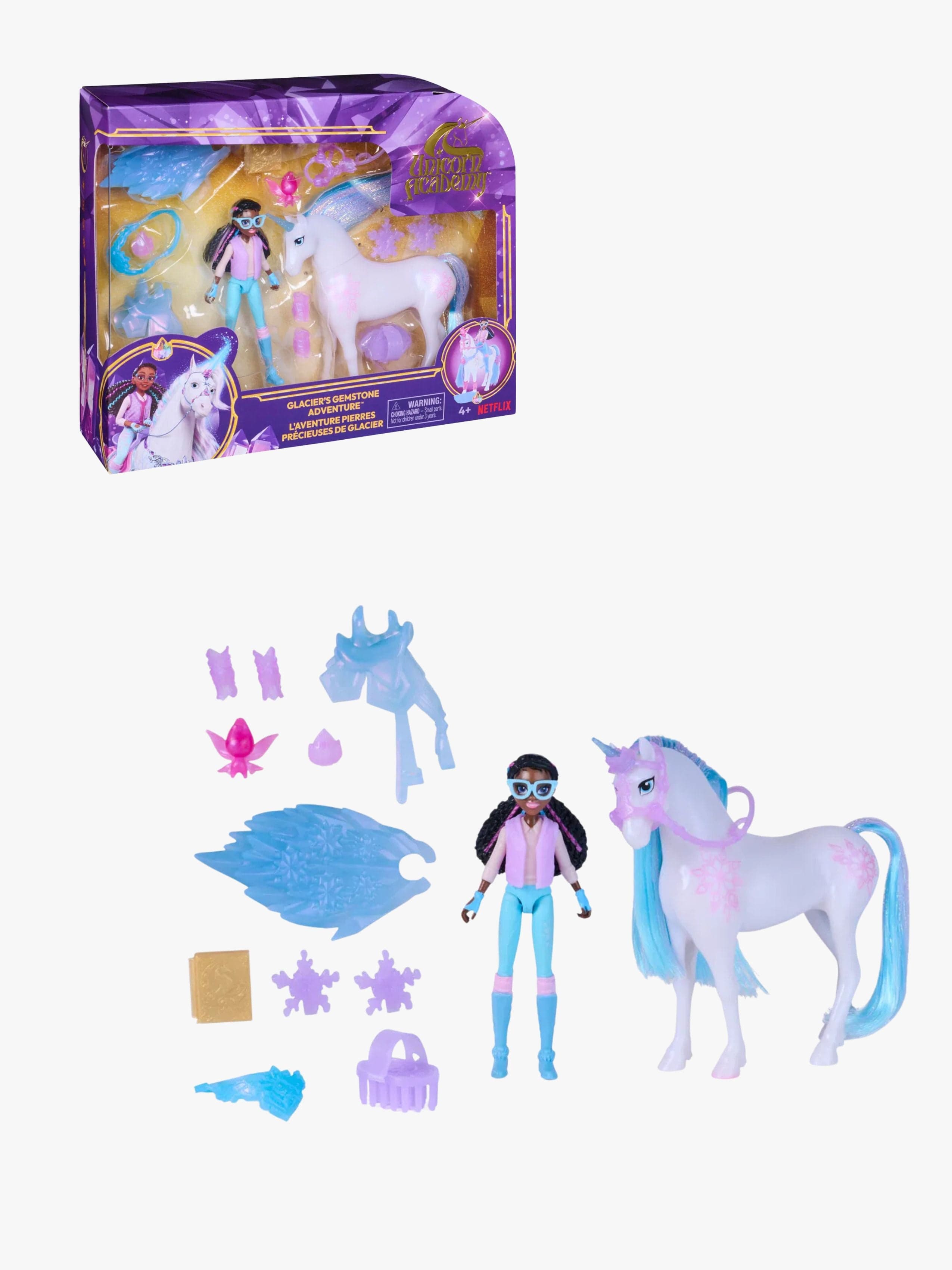 Unicorn Academy Glaciers Jalokiviseikkailu Leikkisetti
