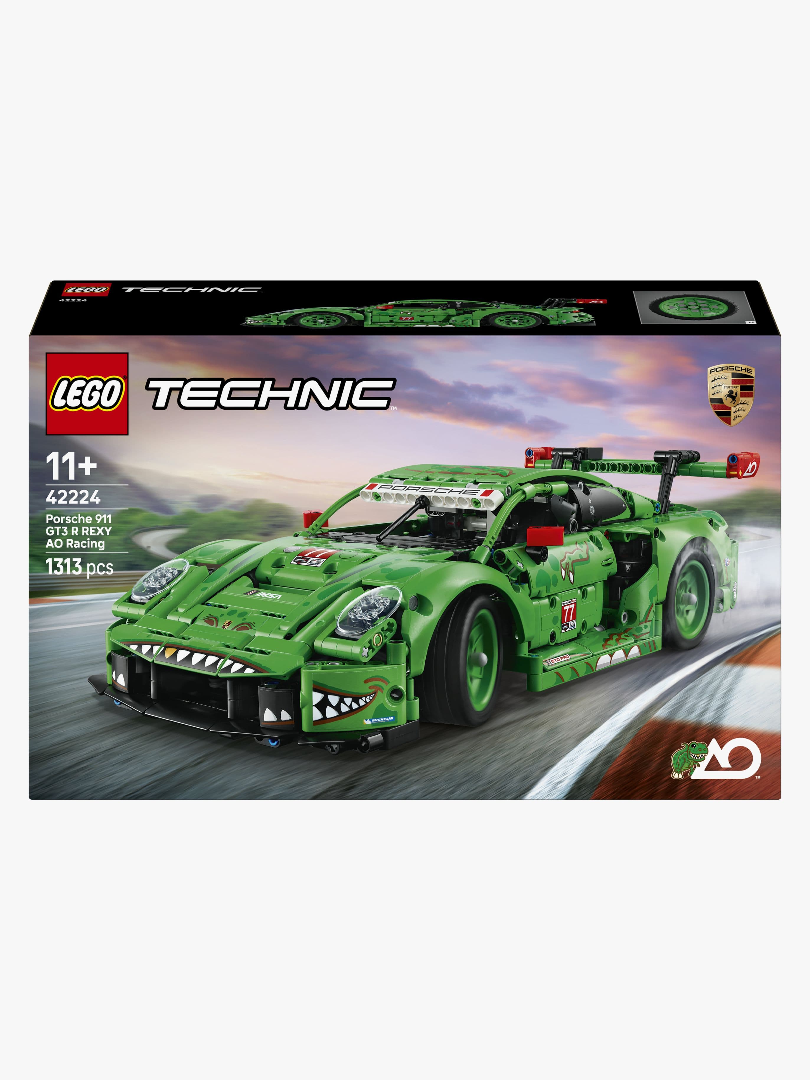 LEGO Technic 42224 Porsche 911 GT3 R REXY AO Racing ‑auto