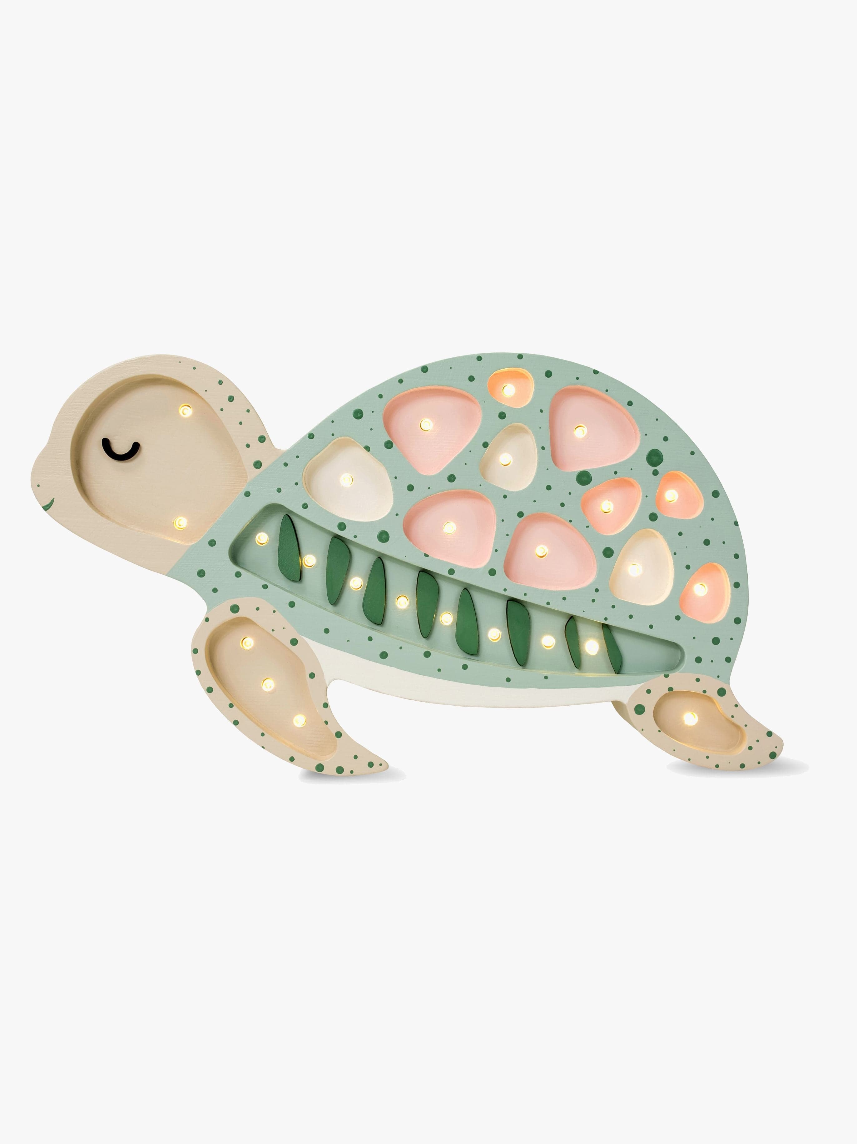 Little Lights Valaisin Kilpikonna, Seafoam Pink