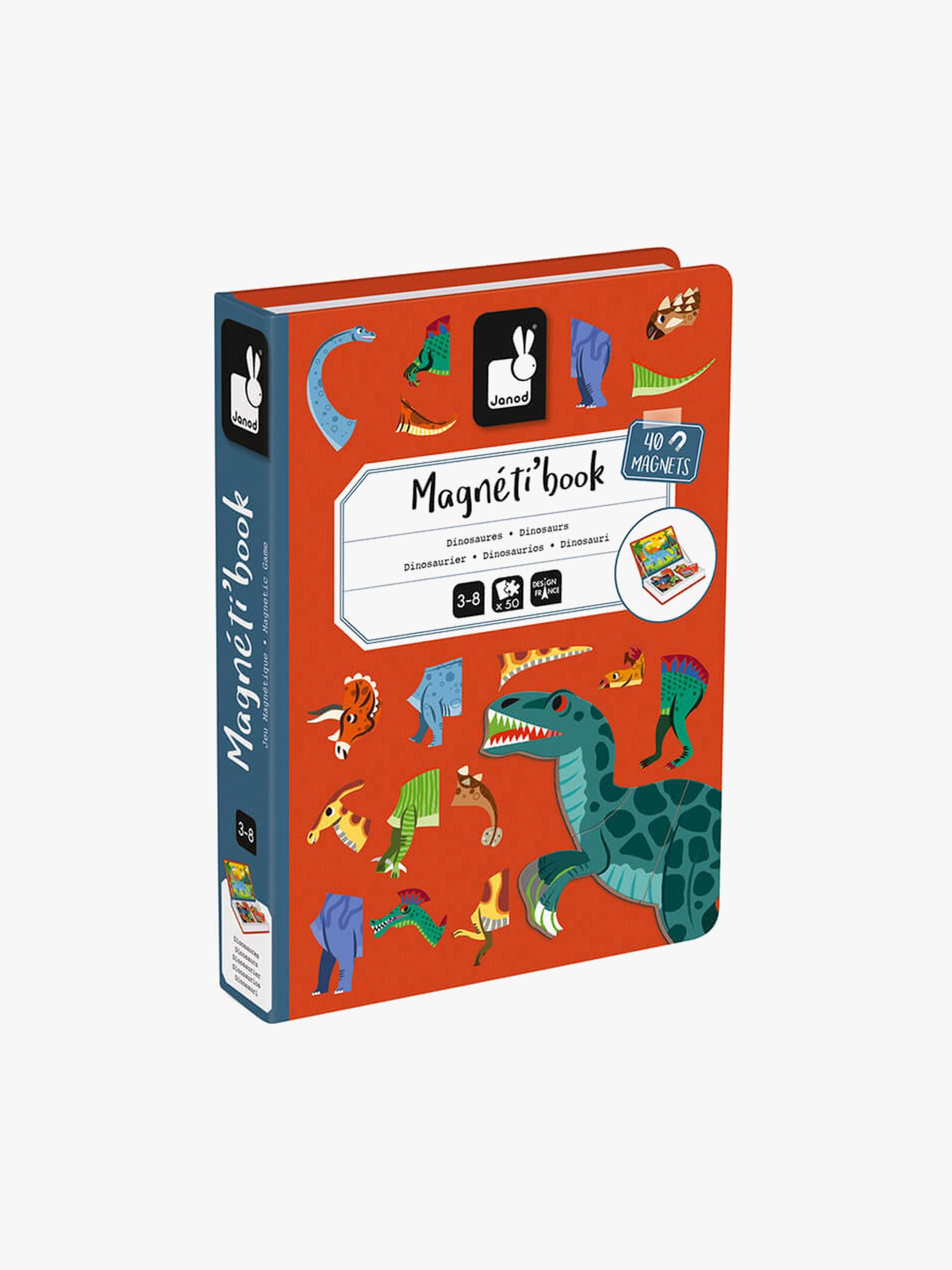 Janod Magneti'Book Dinosaurukset Magneettisetti 40