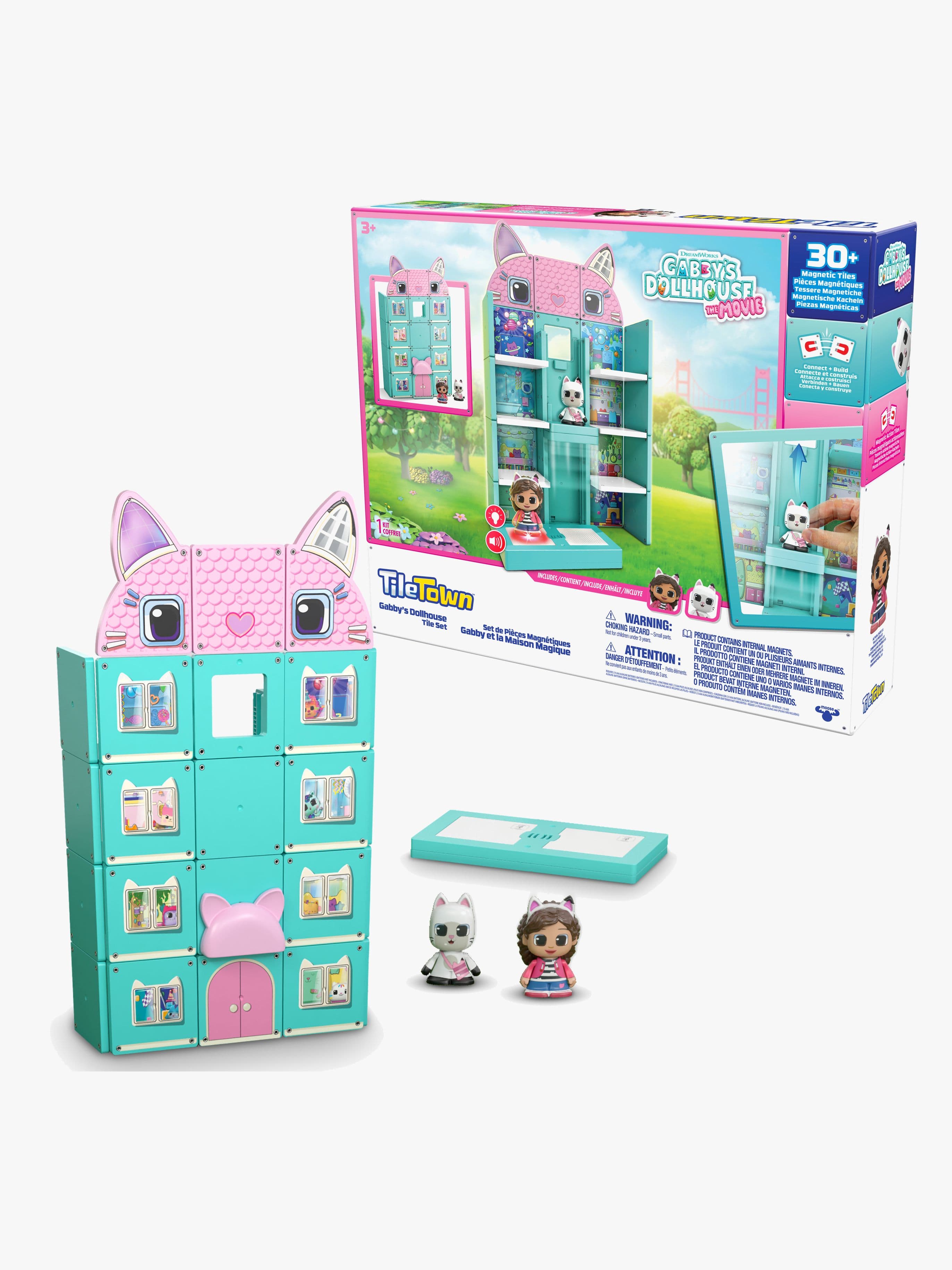 Tile Town Gabbyn Nukketalo Magneettinen Rakennussarja