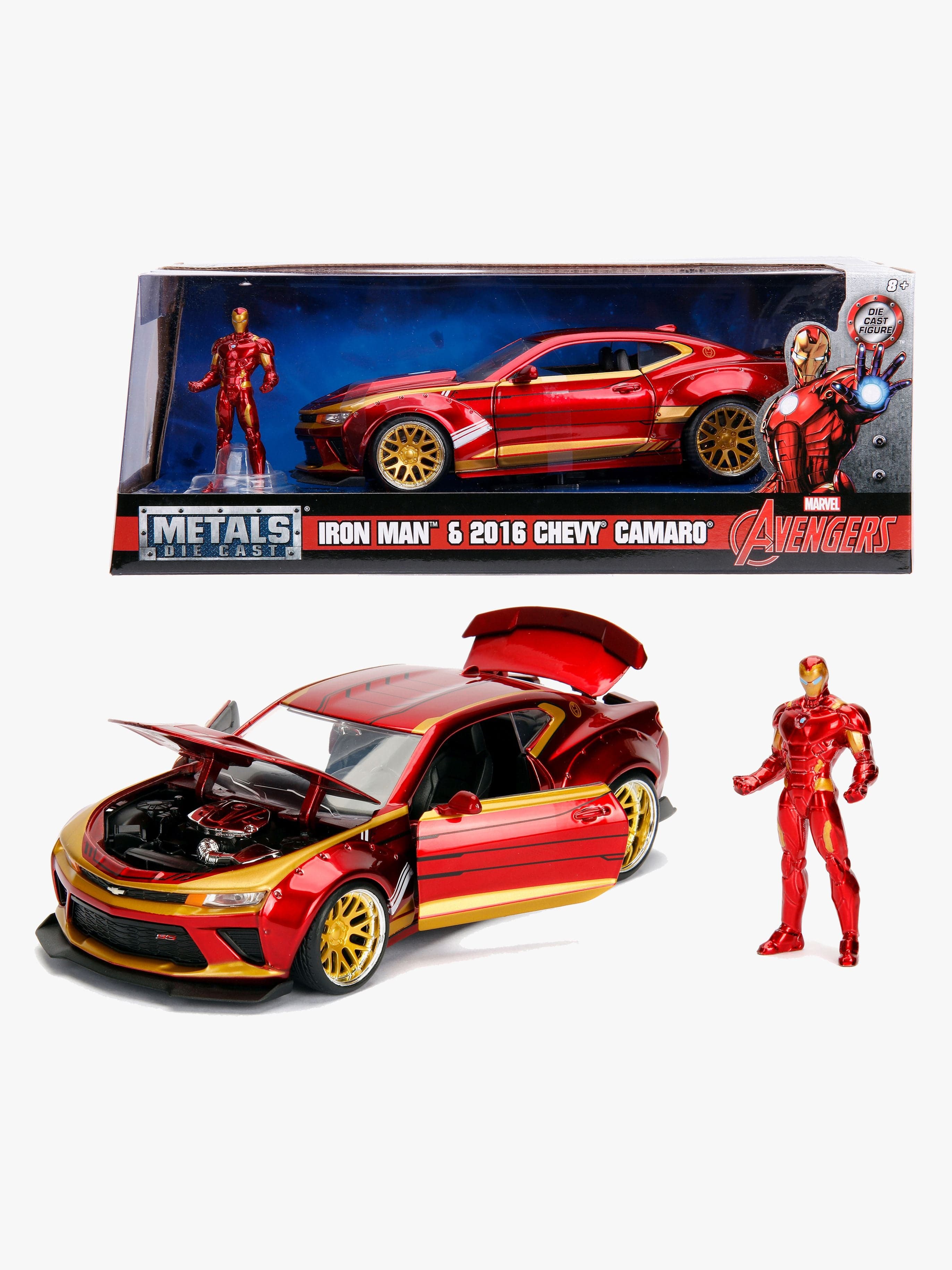 Marvel Ironman 2016 Chevy Camaro SS + Figuuri