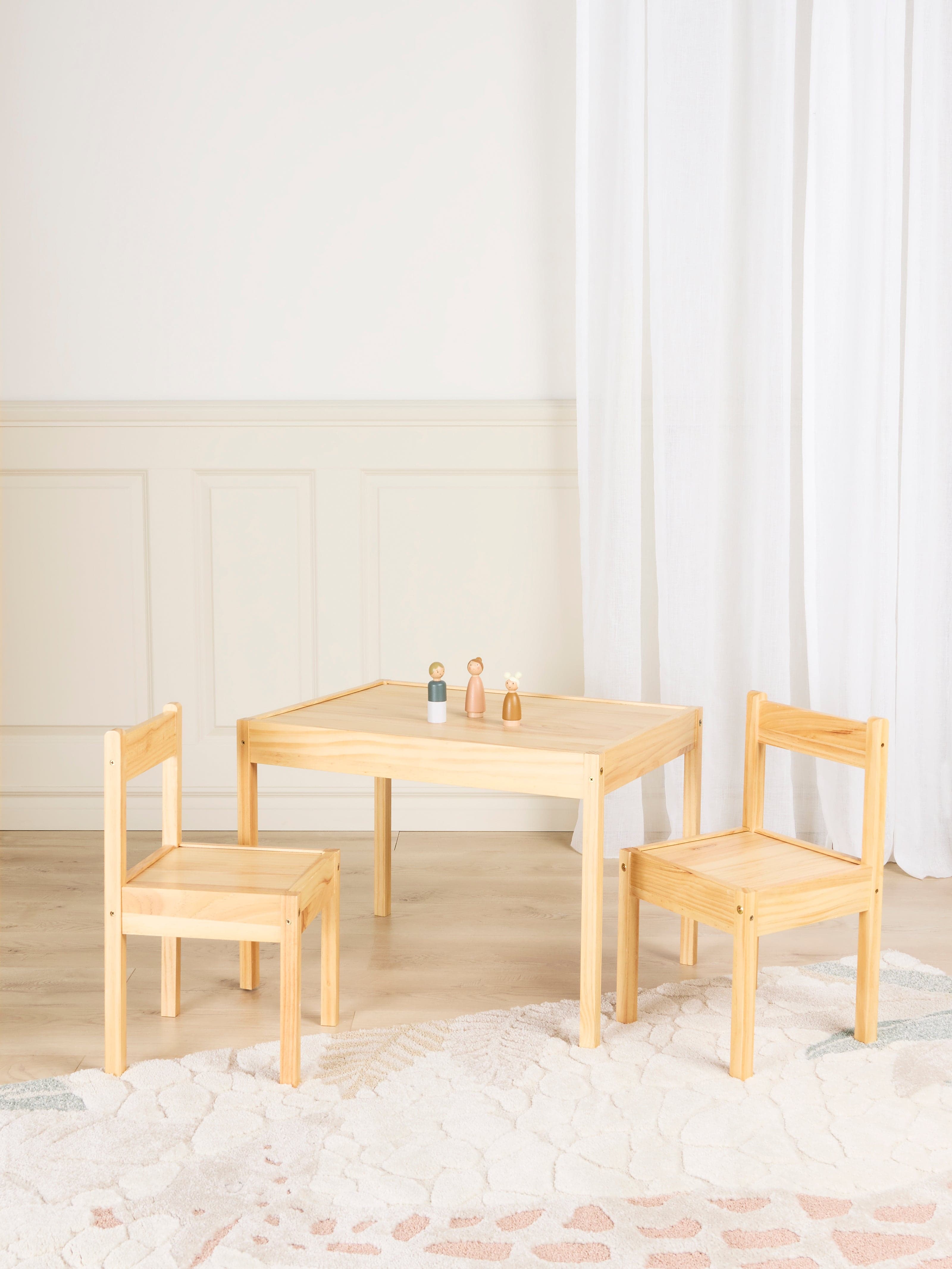 Alice & Fox BIANCA Pöytä + Tuolit, Nature