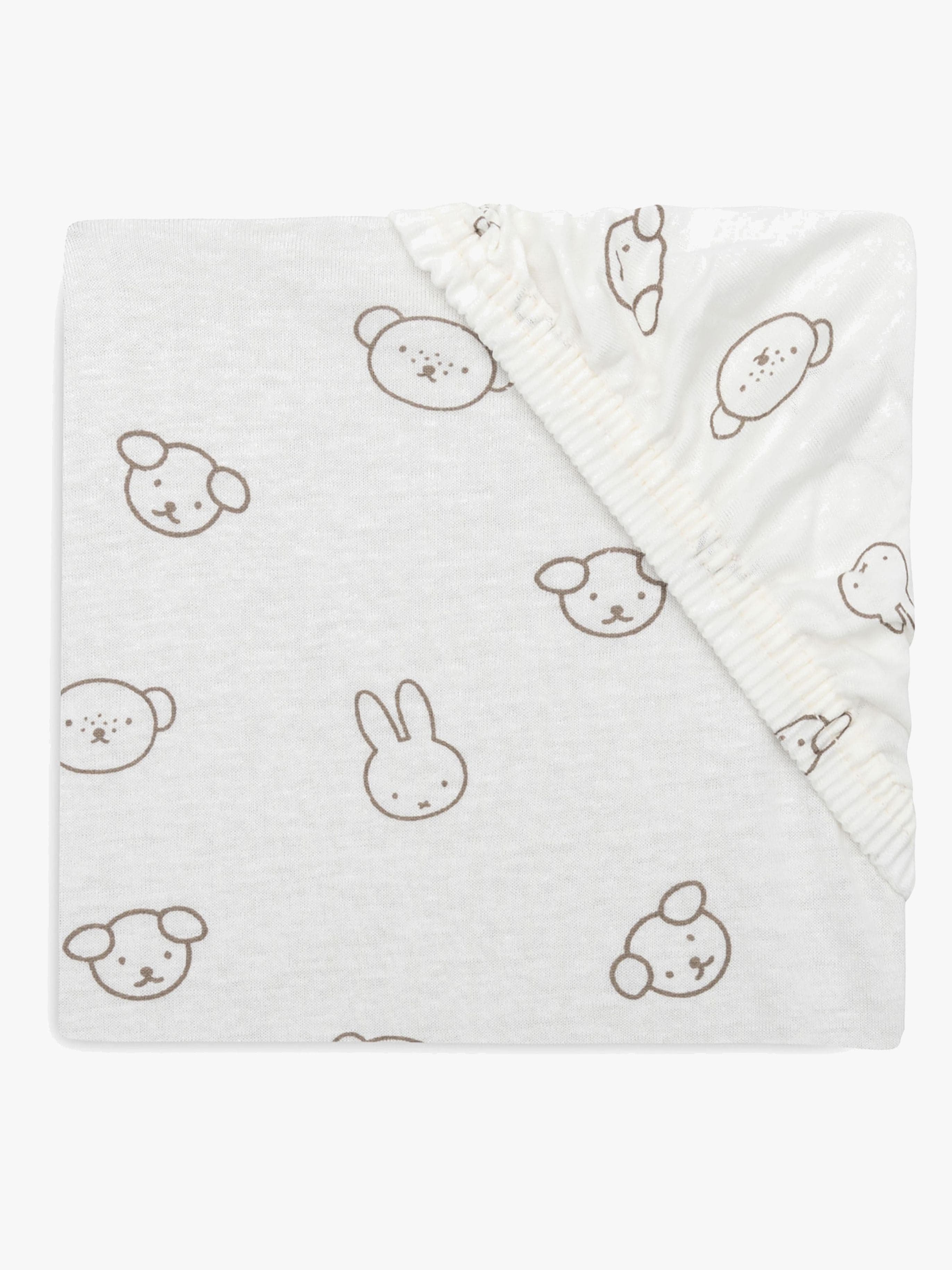 Jollein Muotoonommeltu Aluslakana 40x80, Miffy and Friends