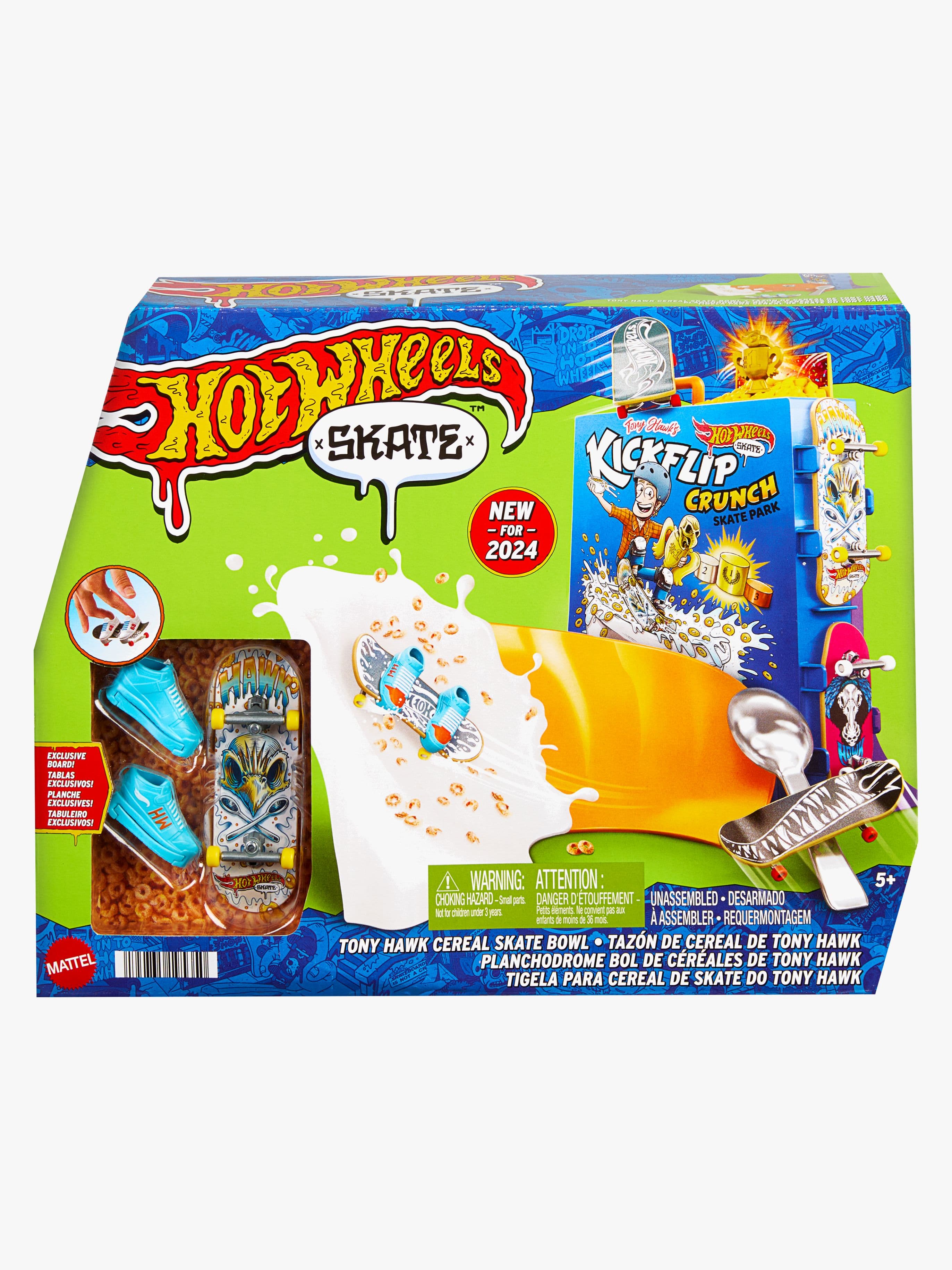 Hot Wheels Tony Hawk Sormiskeitti + Skeittiramppi