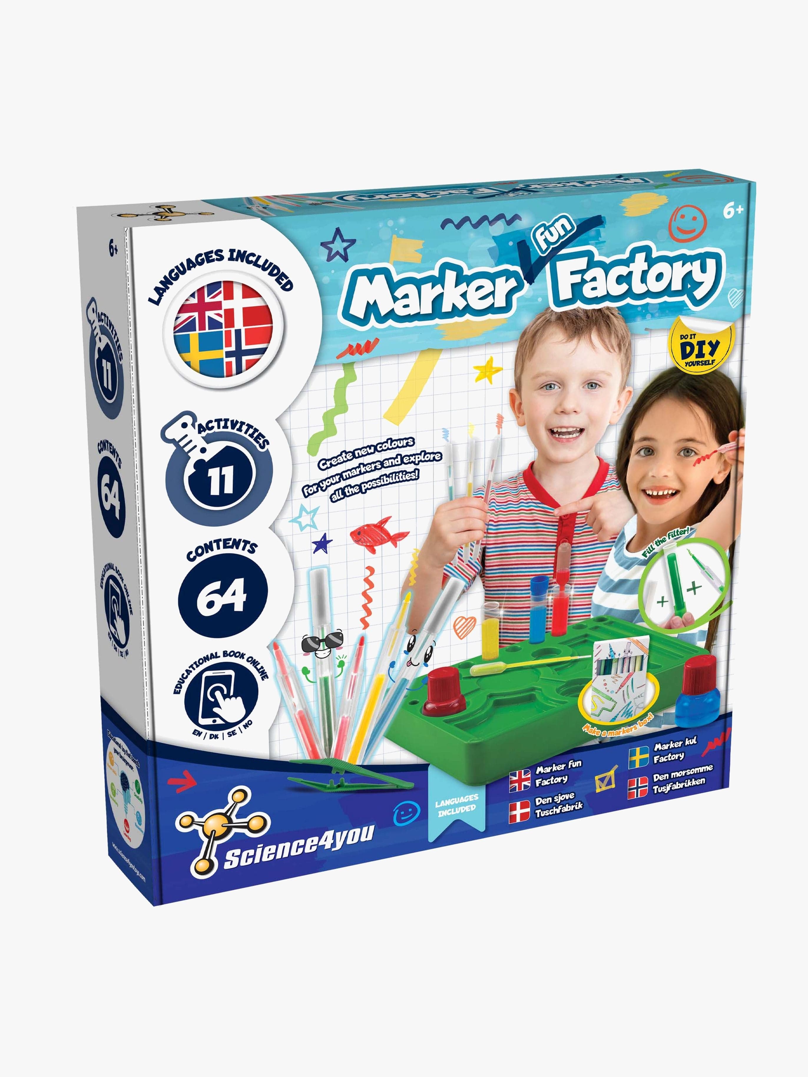 Science4you DIY-setti Marker Factory