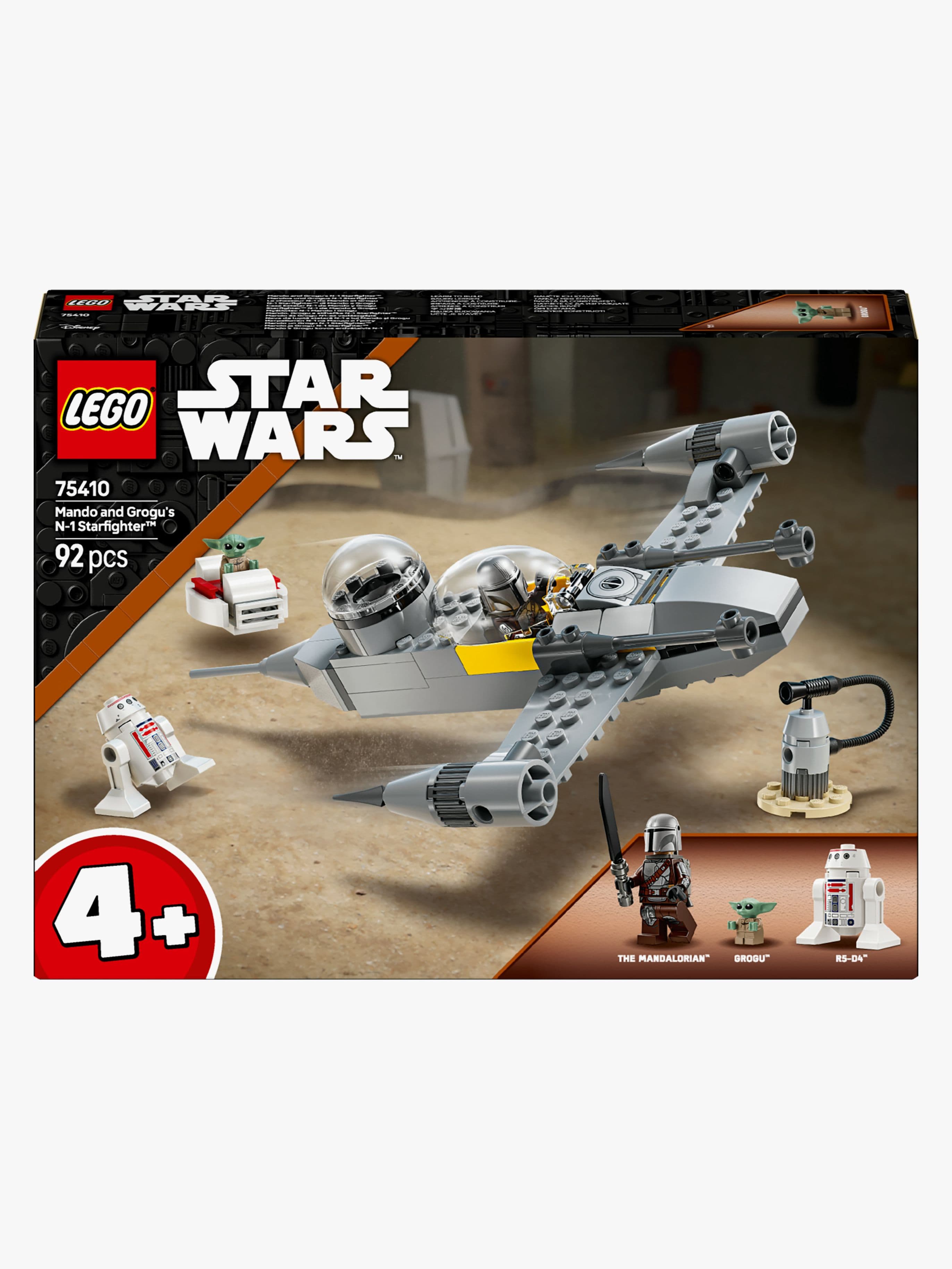 LEGO Star Wars 75410 Mandon ja Grogun N-1-tähtihävittäjä