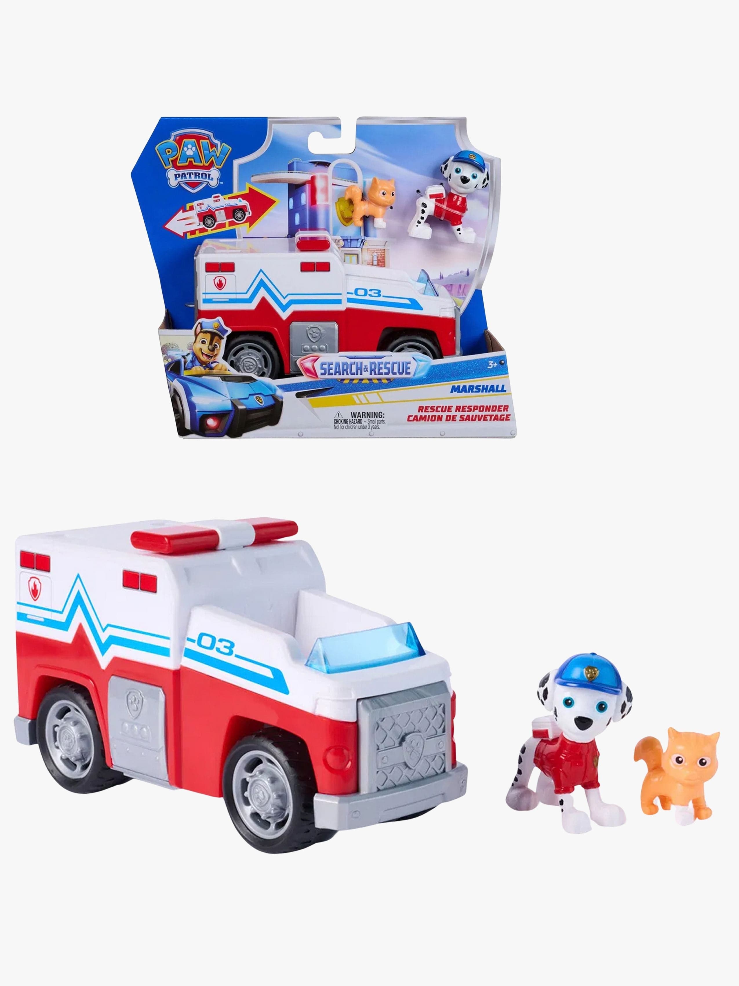 Ryhmä Hau Search & Rescue Pelastusauto + Hahmo Samppa