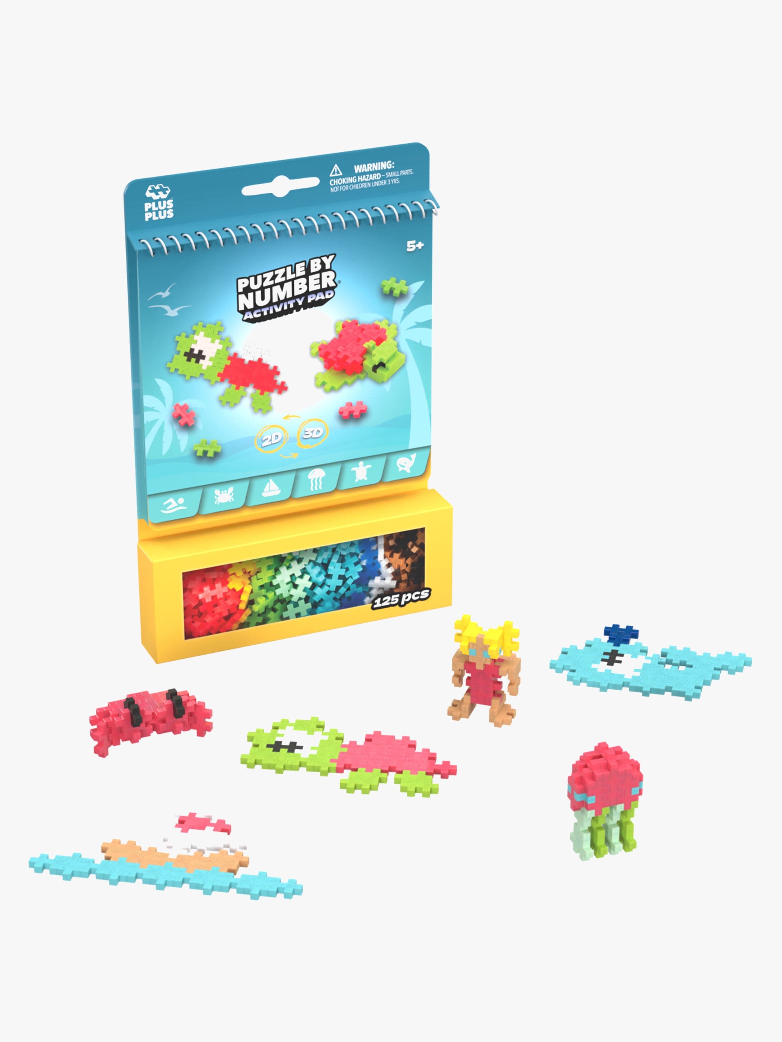 Plus-Plus Activity Pad Ocean And Beach Rakennussarja