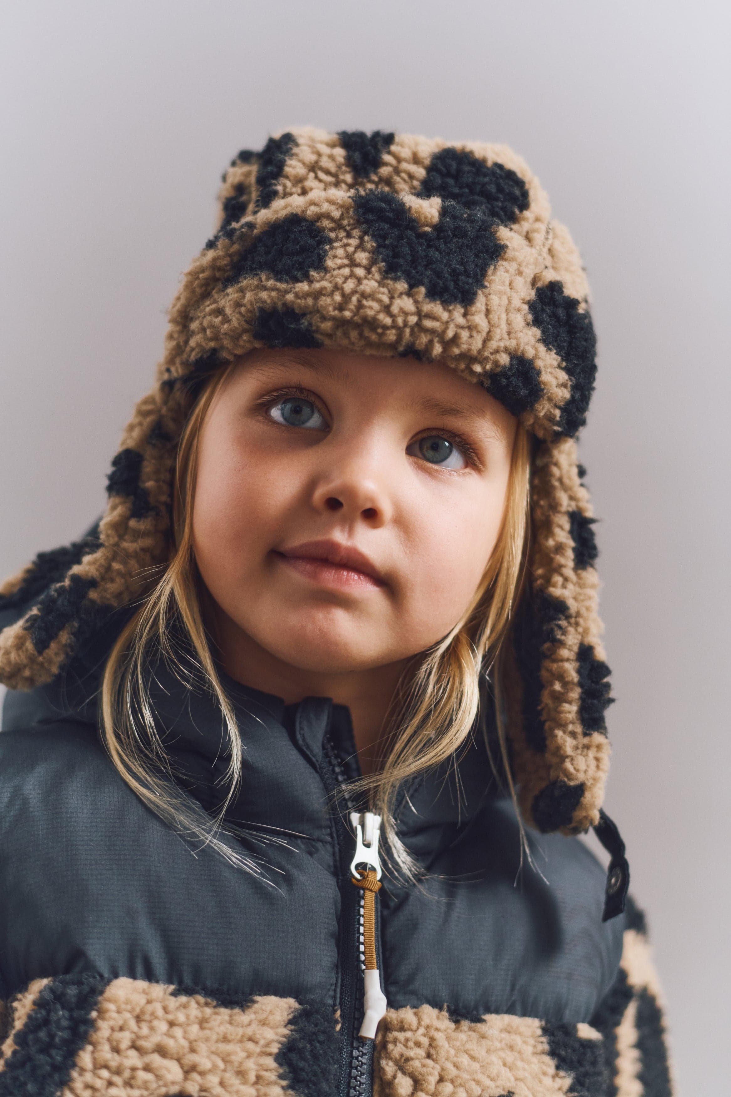 LIEWOOD Bravo Fleece Hattu, Mega Leo/Oat Mix, 1-2 vuotta