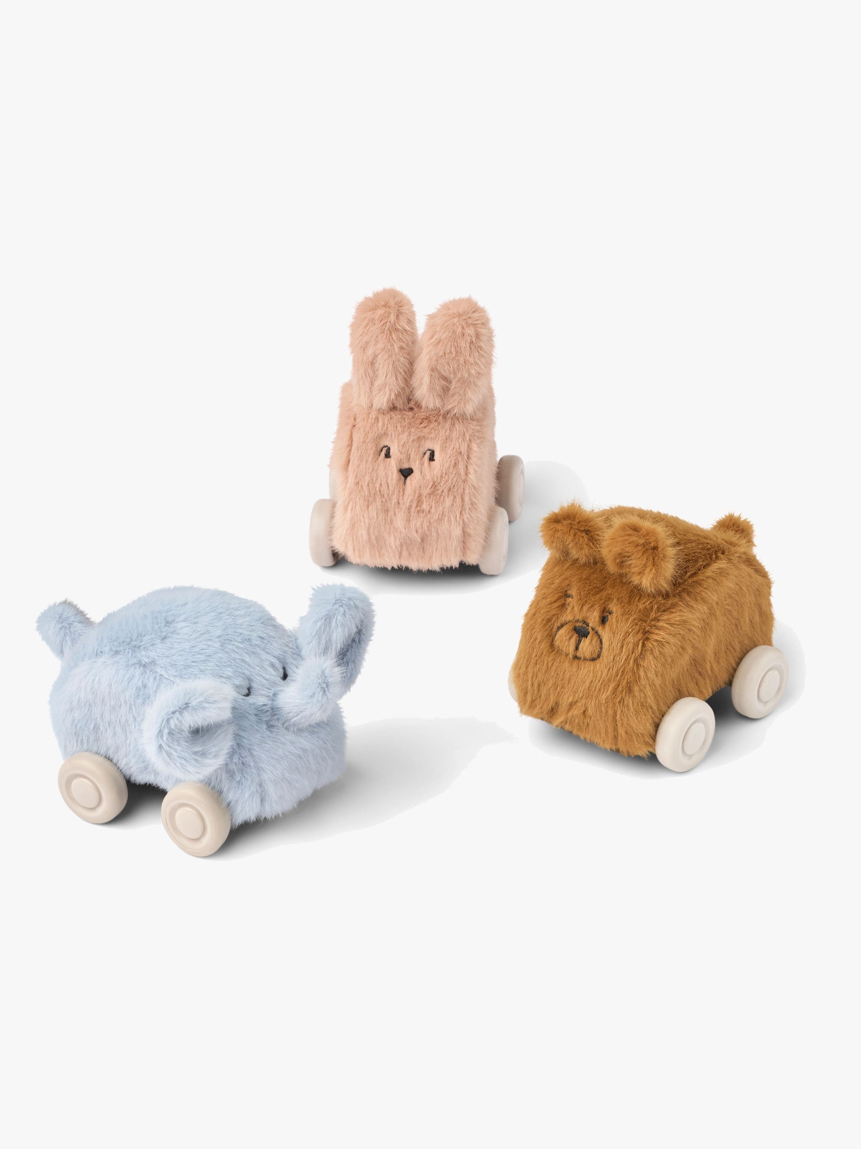 LIEWOOD Pehmolelut Autot Ansel 3-pack