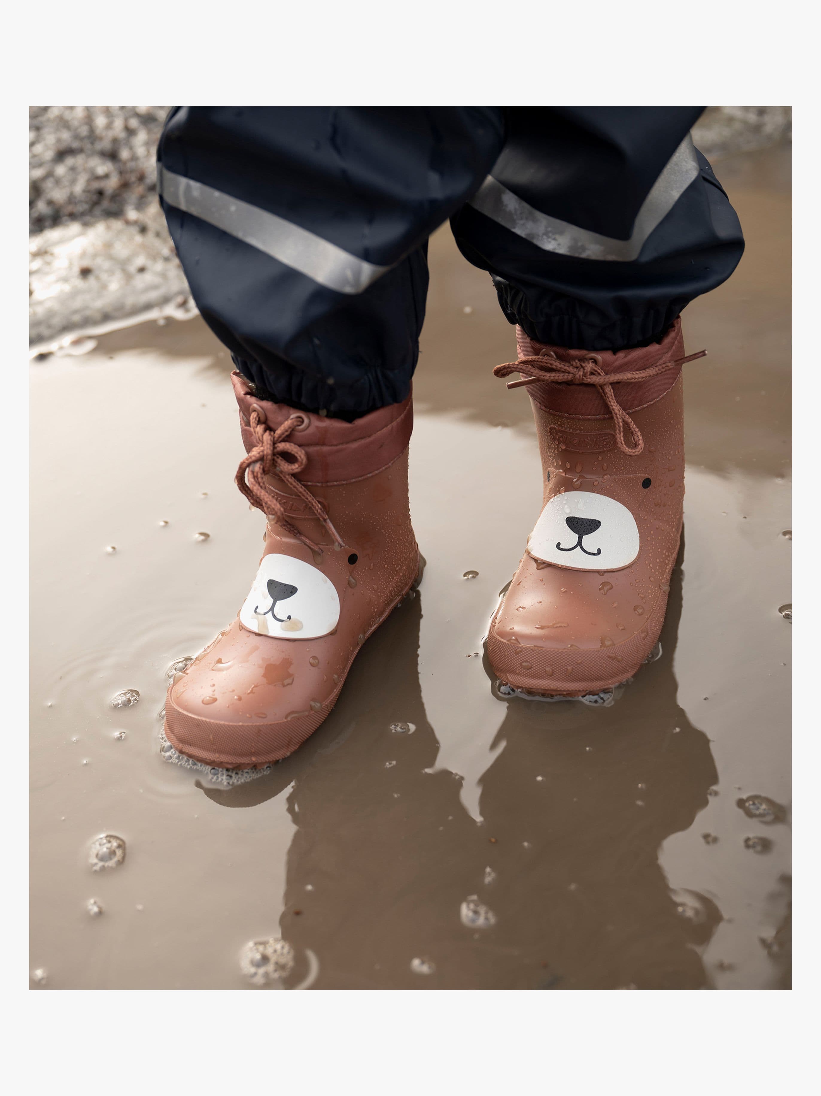 Viking Alv Indie Print Kumisaappaat, Cognac, 24